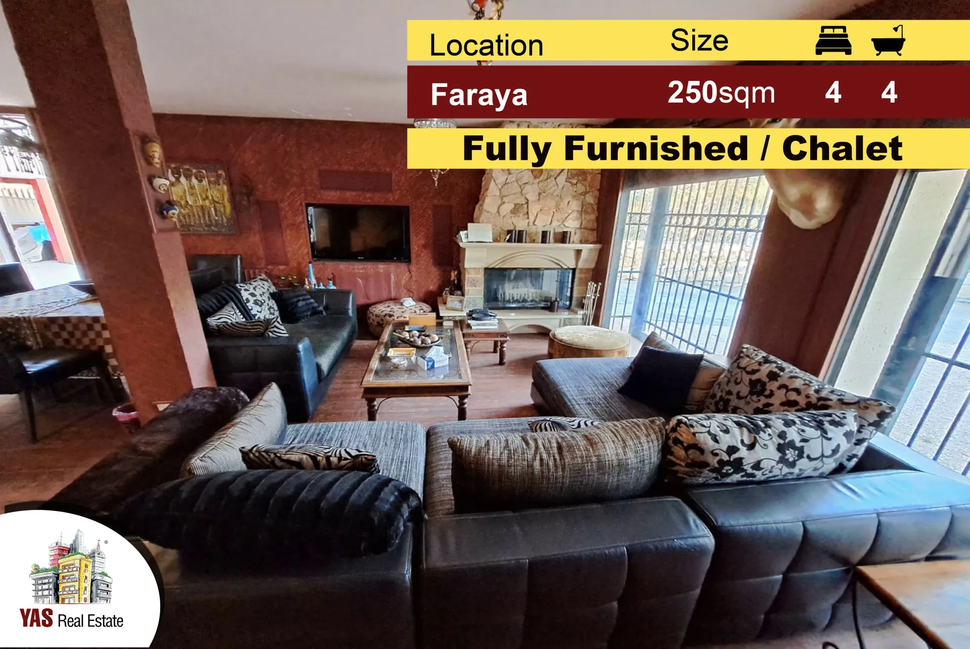 Villa for Sale in Faraya
