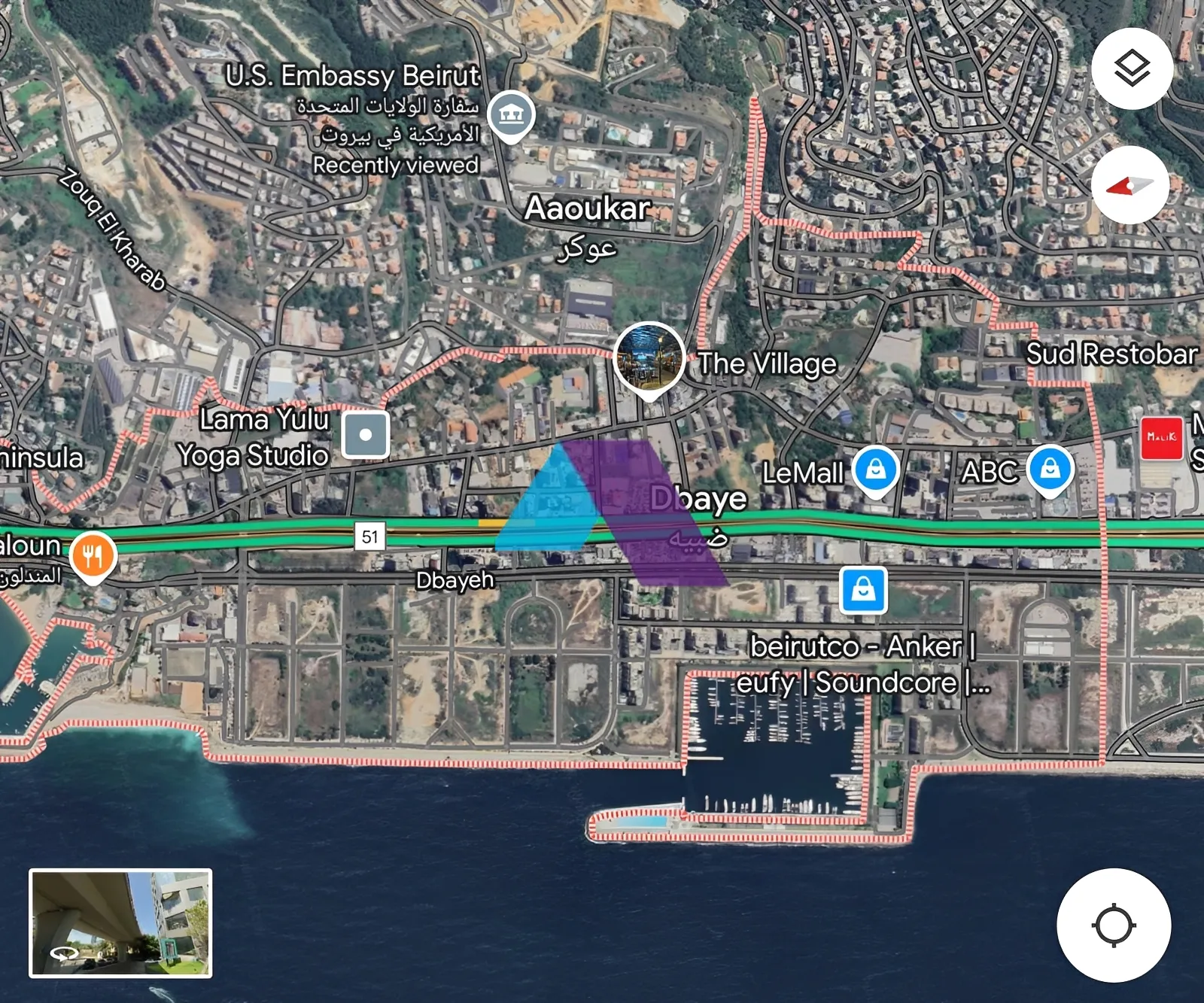 Land for rent in Dbayeh