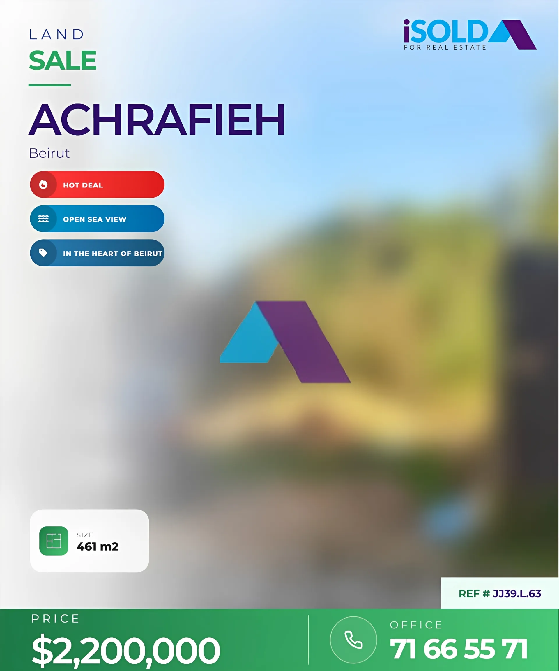 Land for Sale in Achrafieh