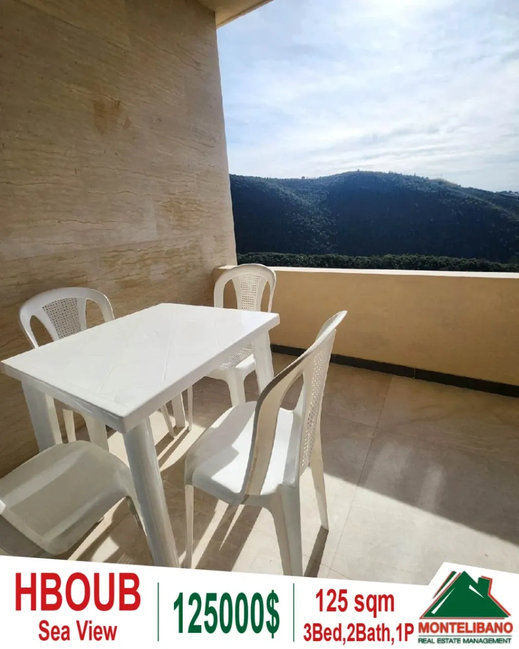 Apartment for sale in Habboub, Lebanon