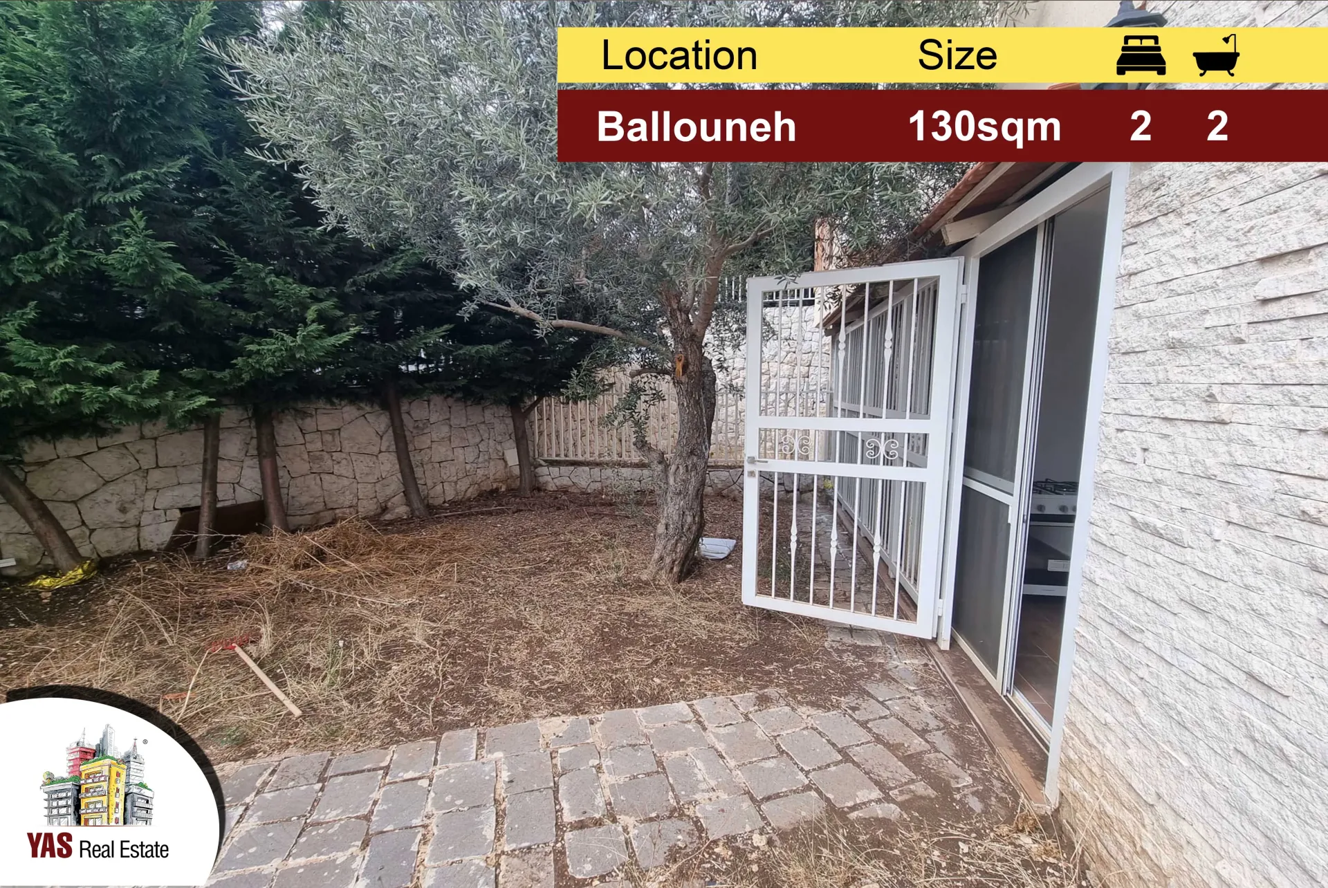 Apartment for Sale in Ballouneh - 2 bed, 2 bath