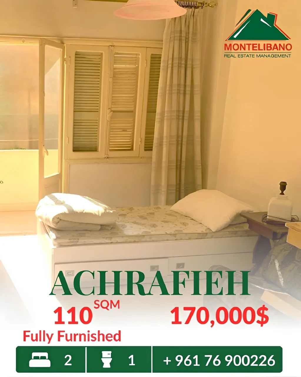 Apartment for sale in Achrafieh, Beirut, Lebanon