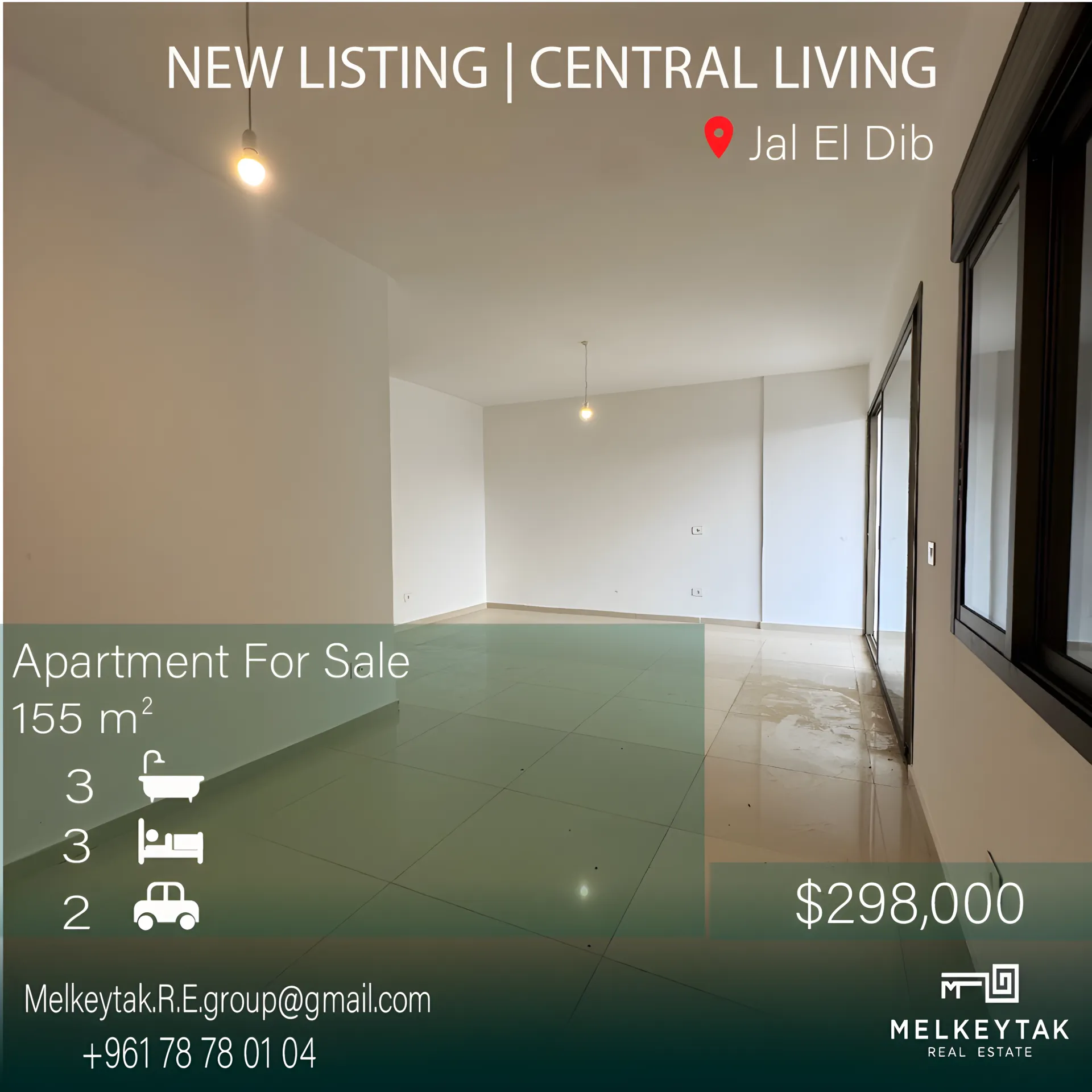 Apartment for sale in Jal El Dib, Lebanon
