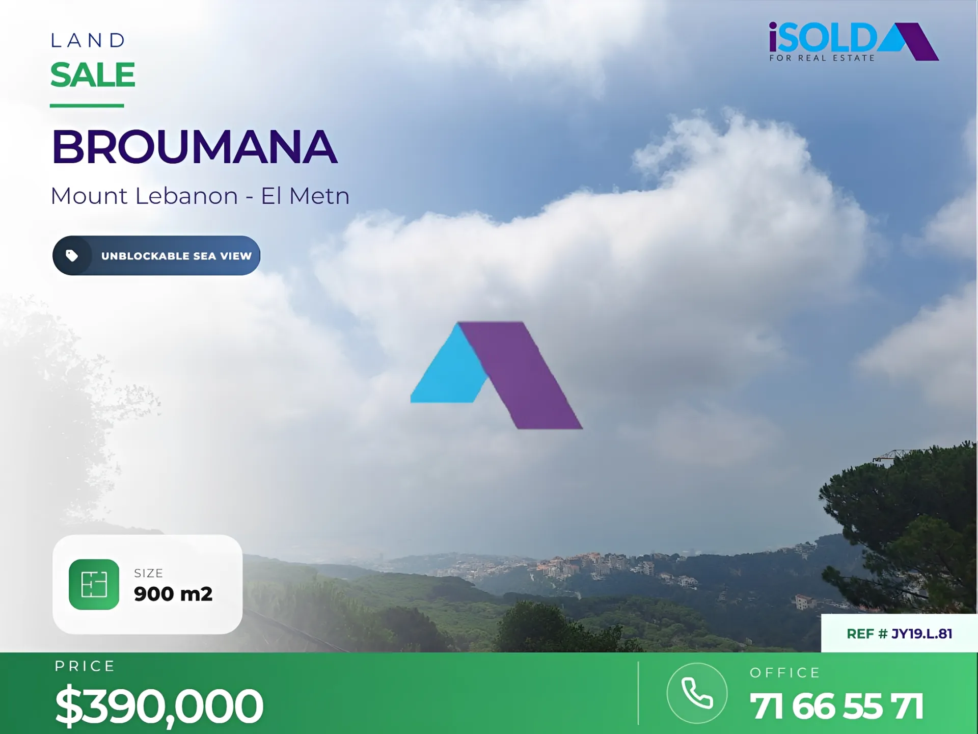 Residential Land for sale in Broummana, Lebanon