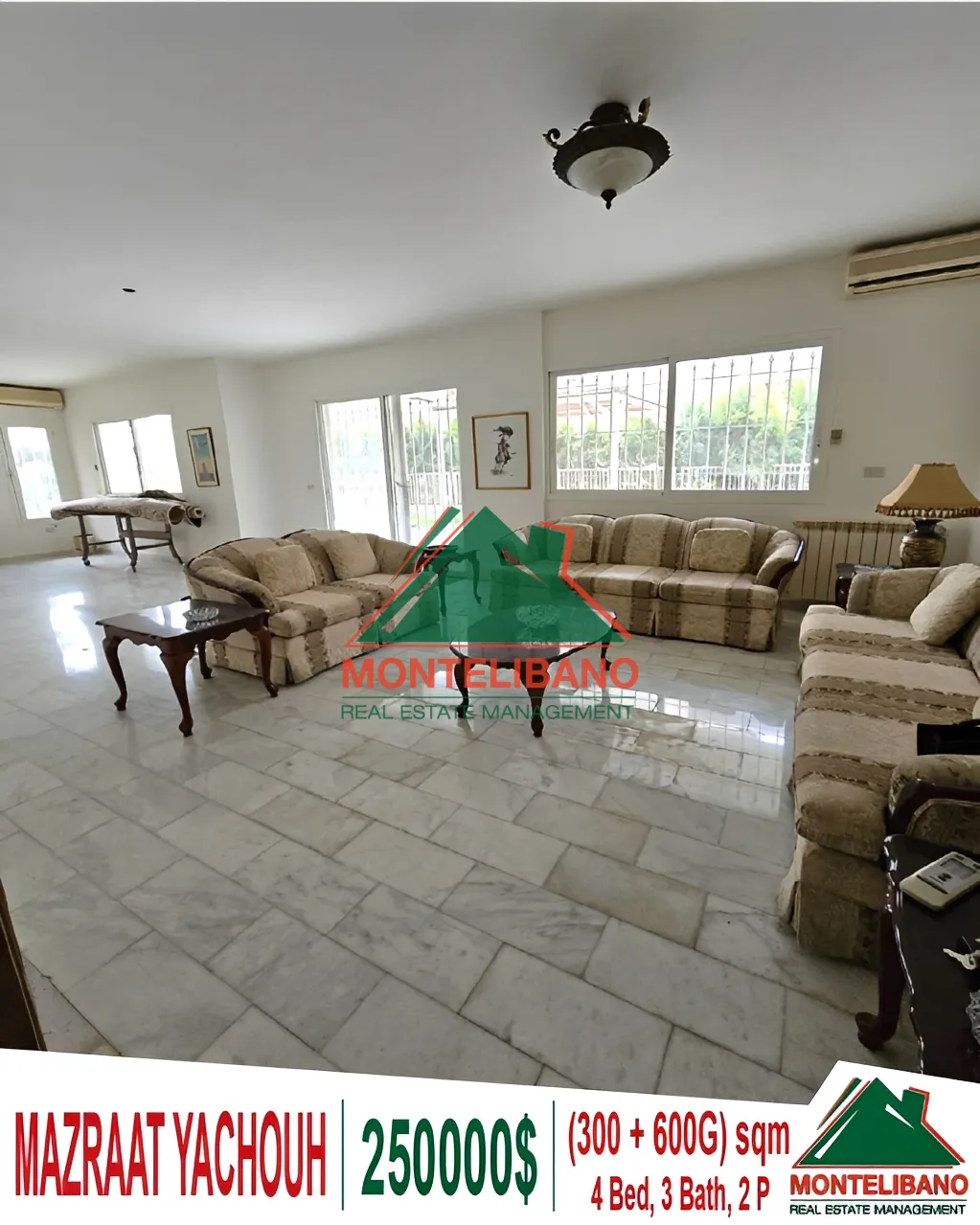 Apartment for Sale in Mazraat Yachoua, Lebanon