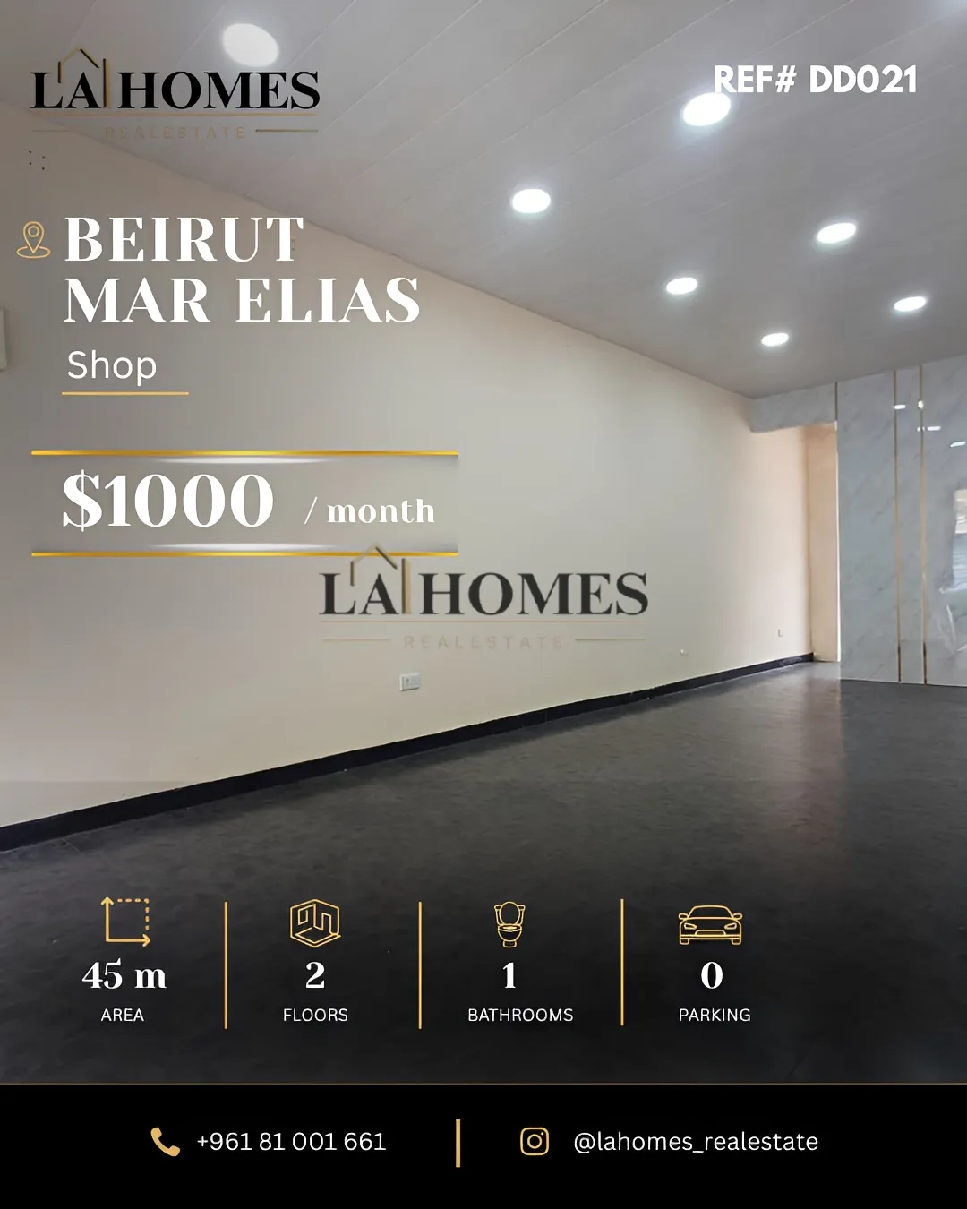 Shop for rent in Mar Elias