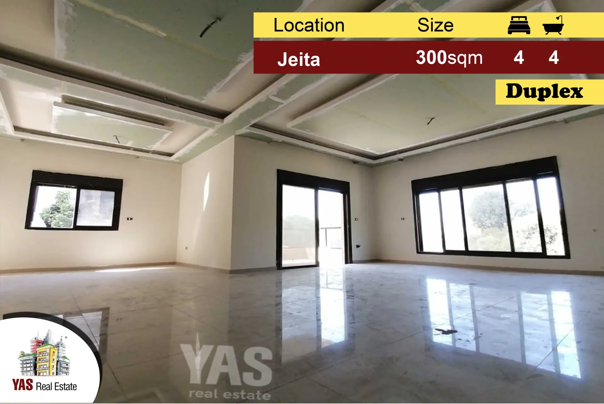 Apartment for Sale in Jeita - 4 bed, 4 bath