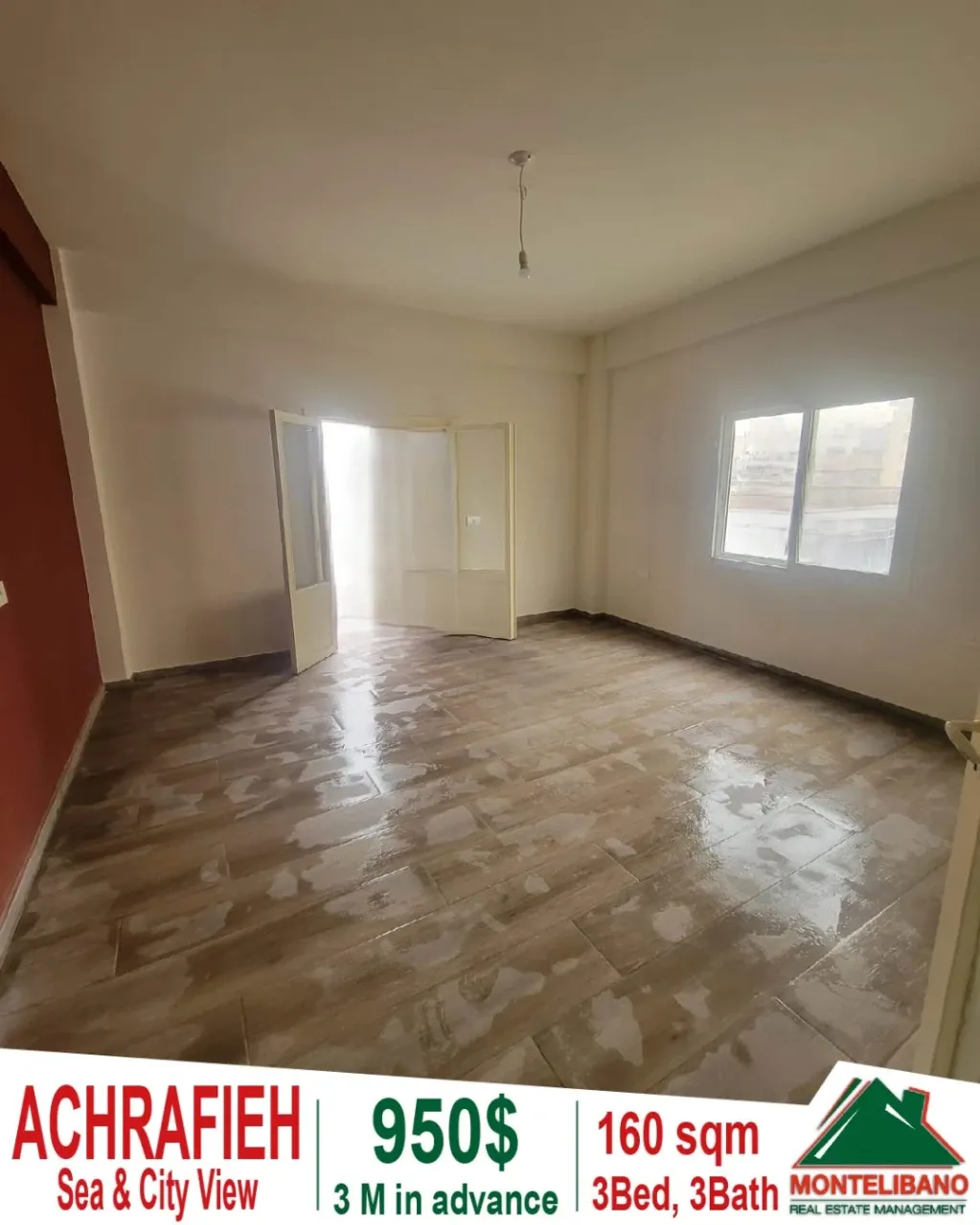 Apartment for rent in Achrafieh, Beirut, Lebanon - 3 bed, 3 bath