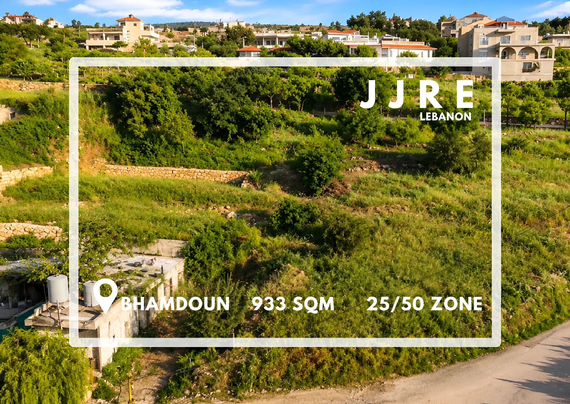 Land for sale in Bhamdoun, lebanon