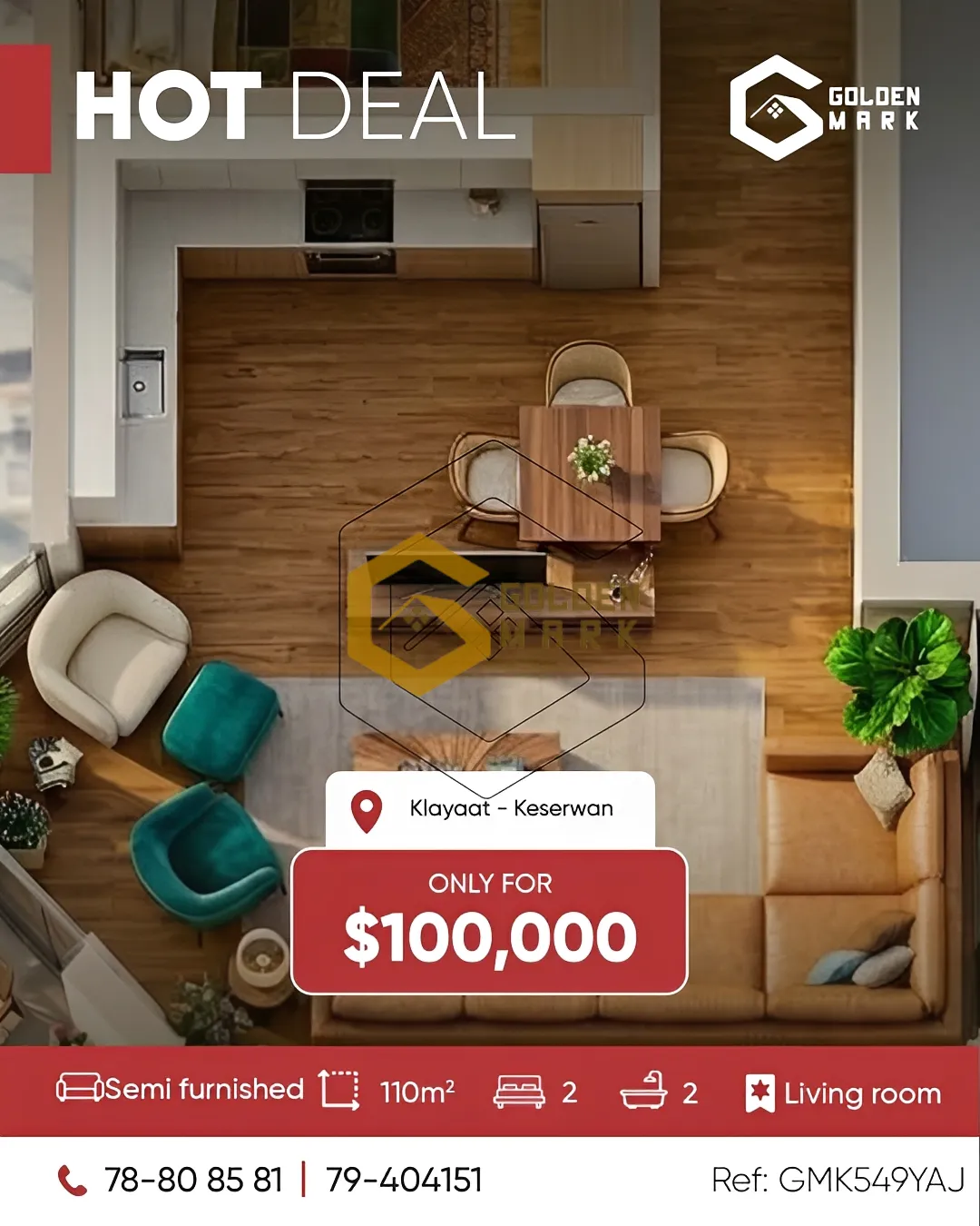 Apartment for Sale in Qlayaat