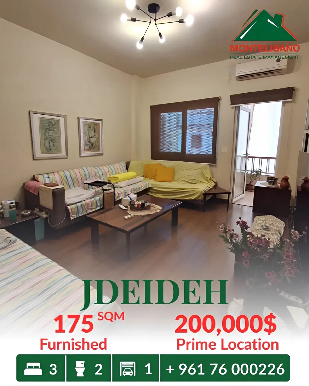 Apartment for sale in Jdeideh, Lebanon