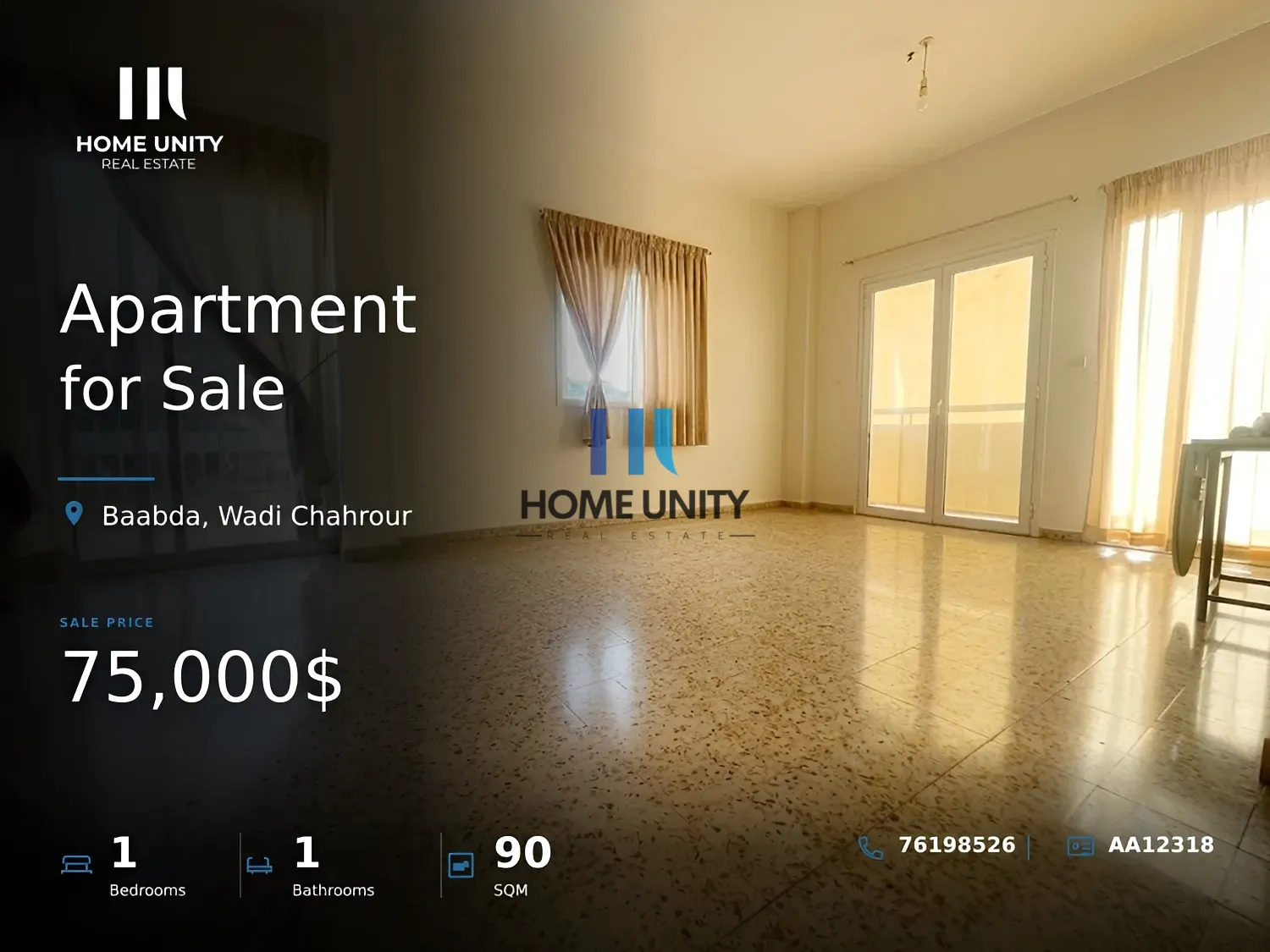 Apartment for Sale in Wadi Chahrour
