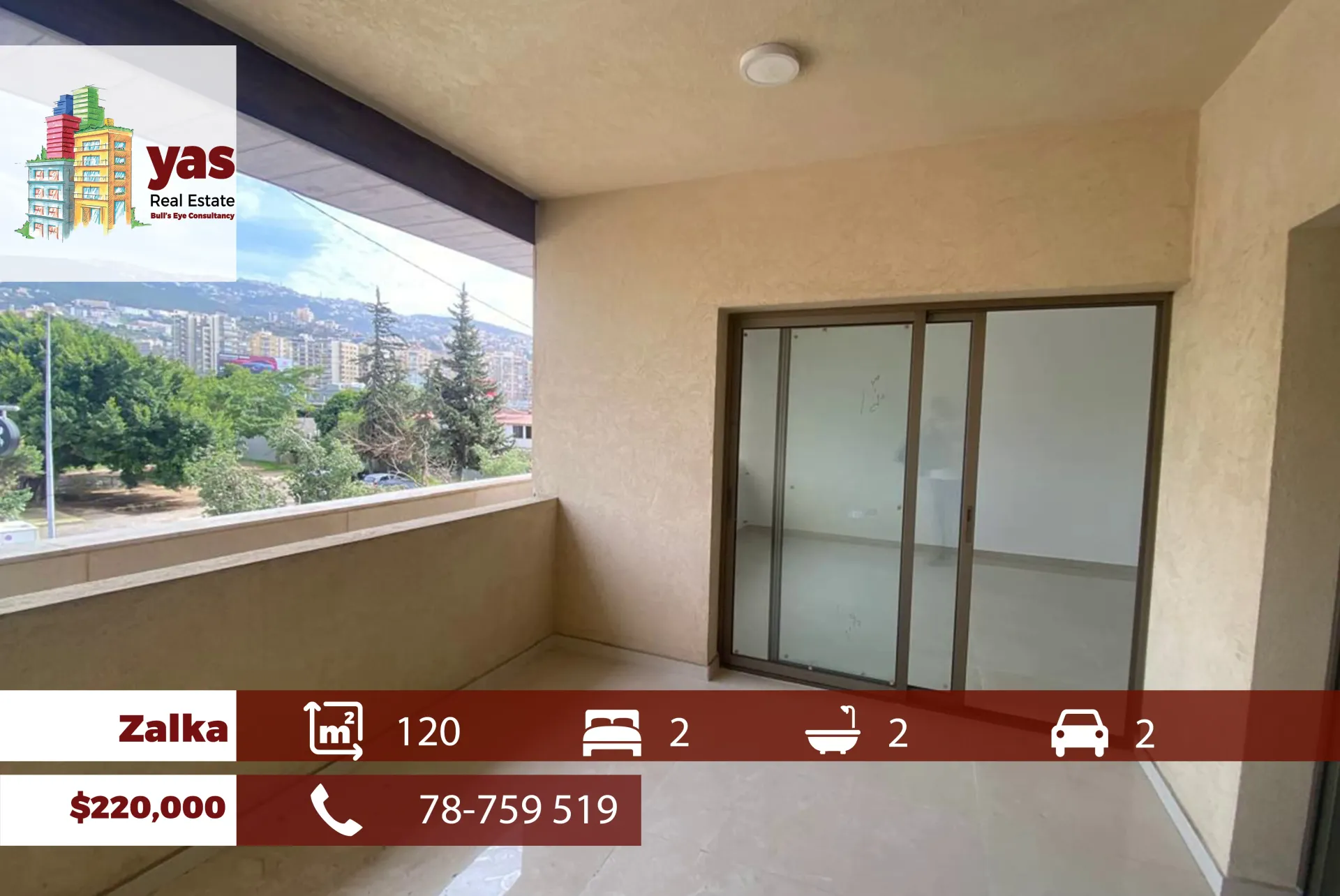Apartment for Sale in Zalqa - 2 bed, 2 bath