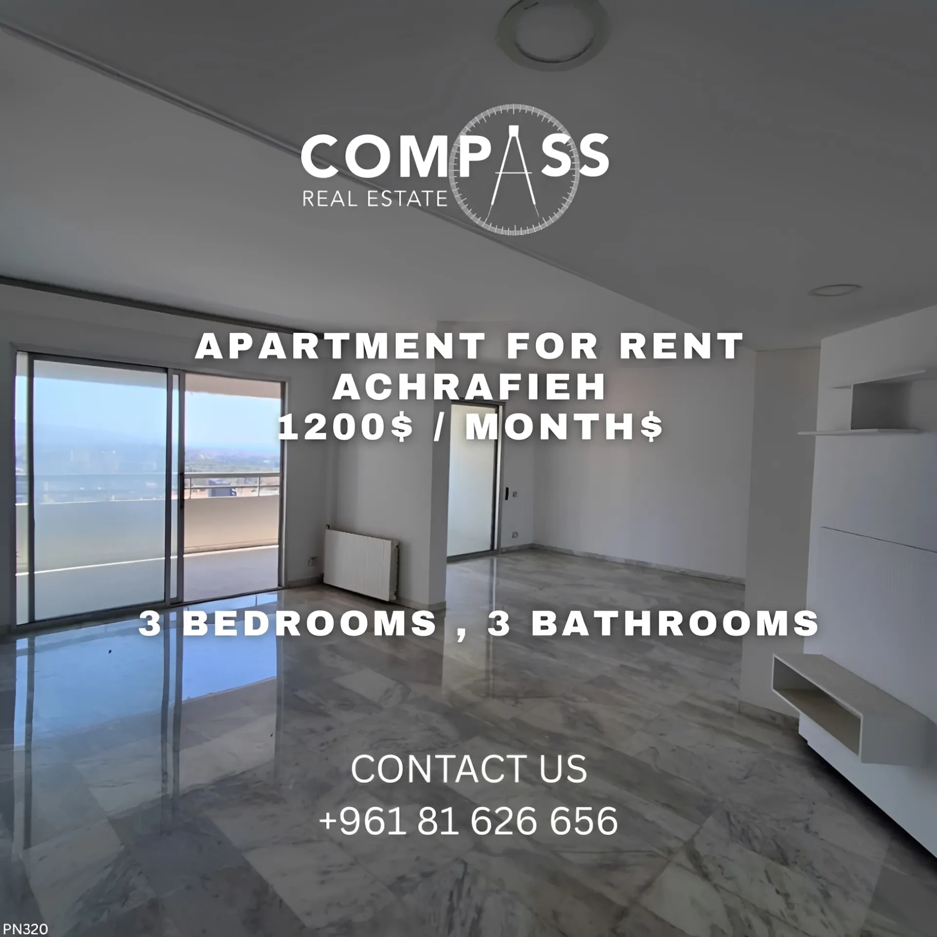 Apartment for rent in Achrafieh, Beirut, Lebanon