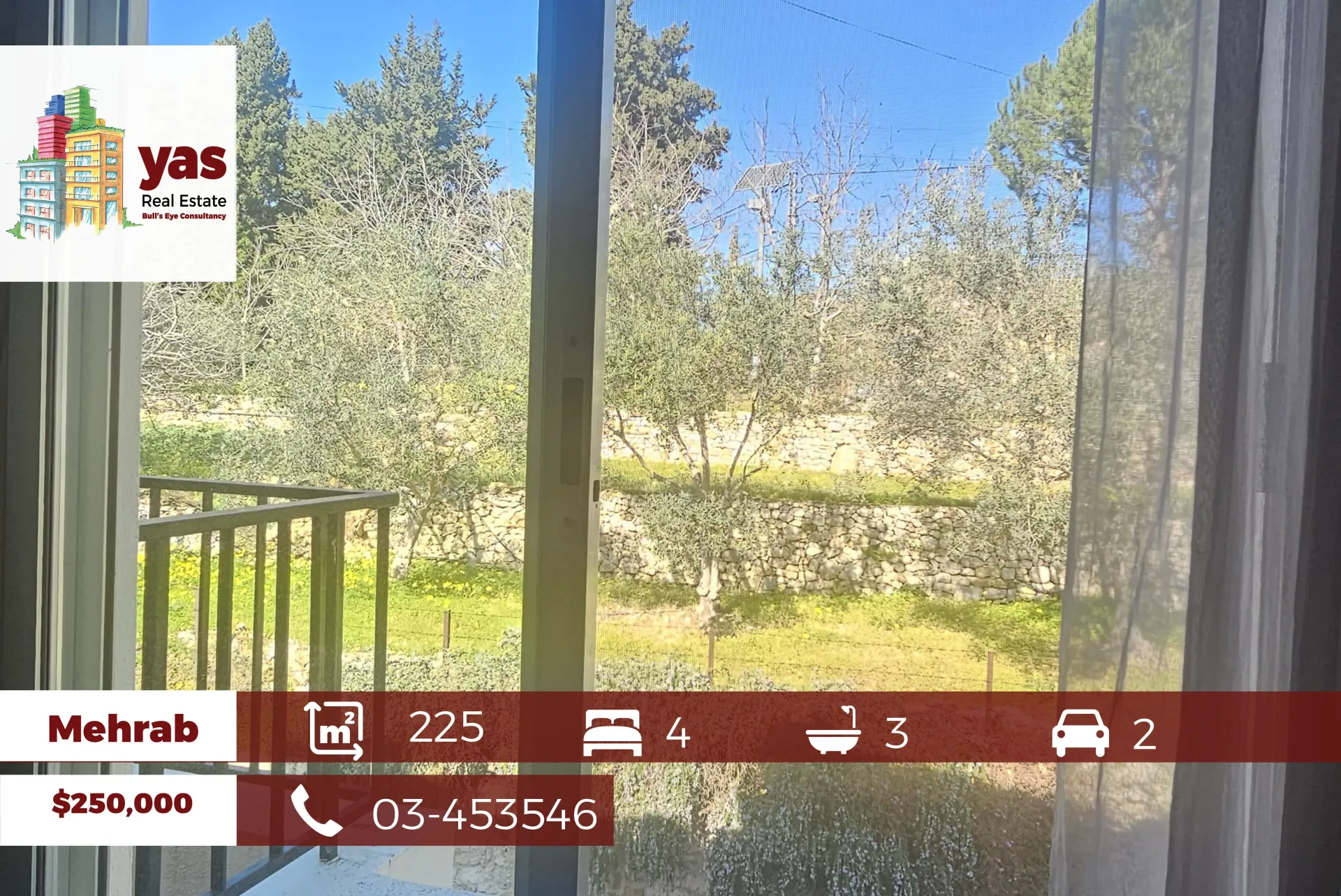 Apartment for Sale in Maarab - 4 bed, 3 bath