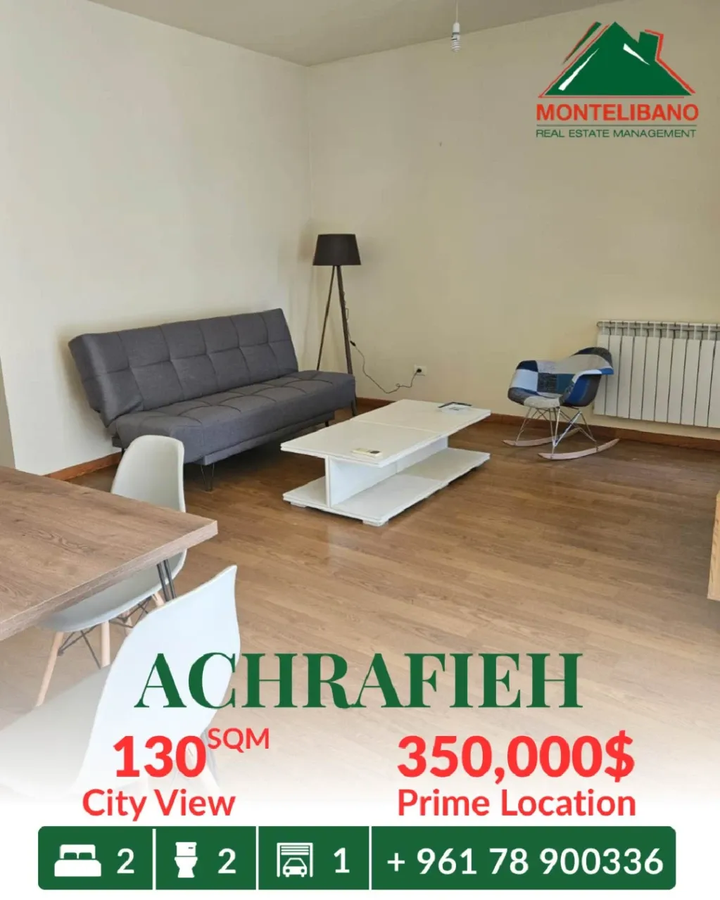 Apartment for sale in Achrafieh, Beirut, Lebanon