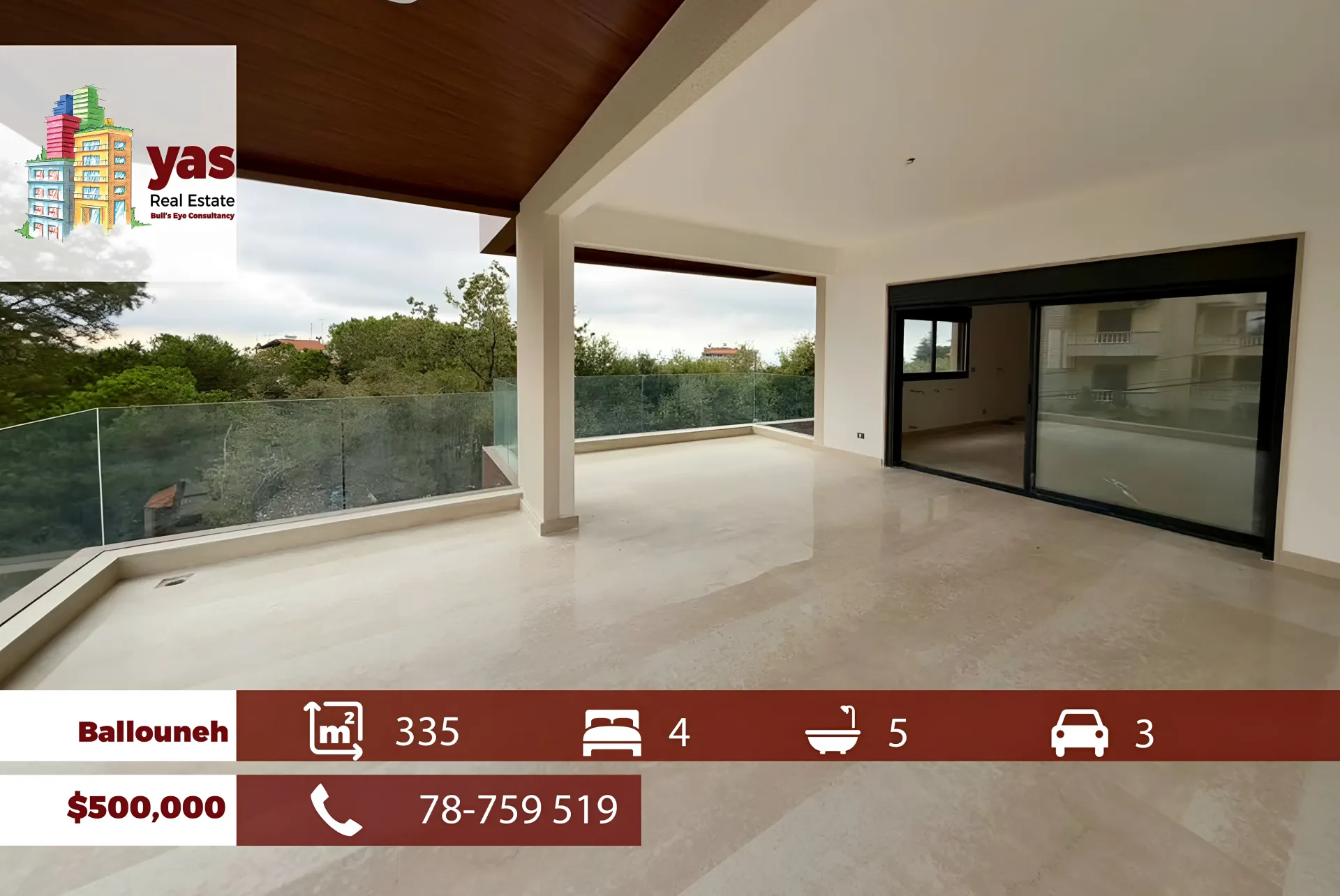 Apartment for Sale in Ballouneh