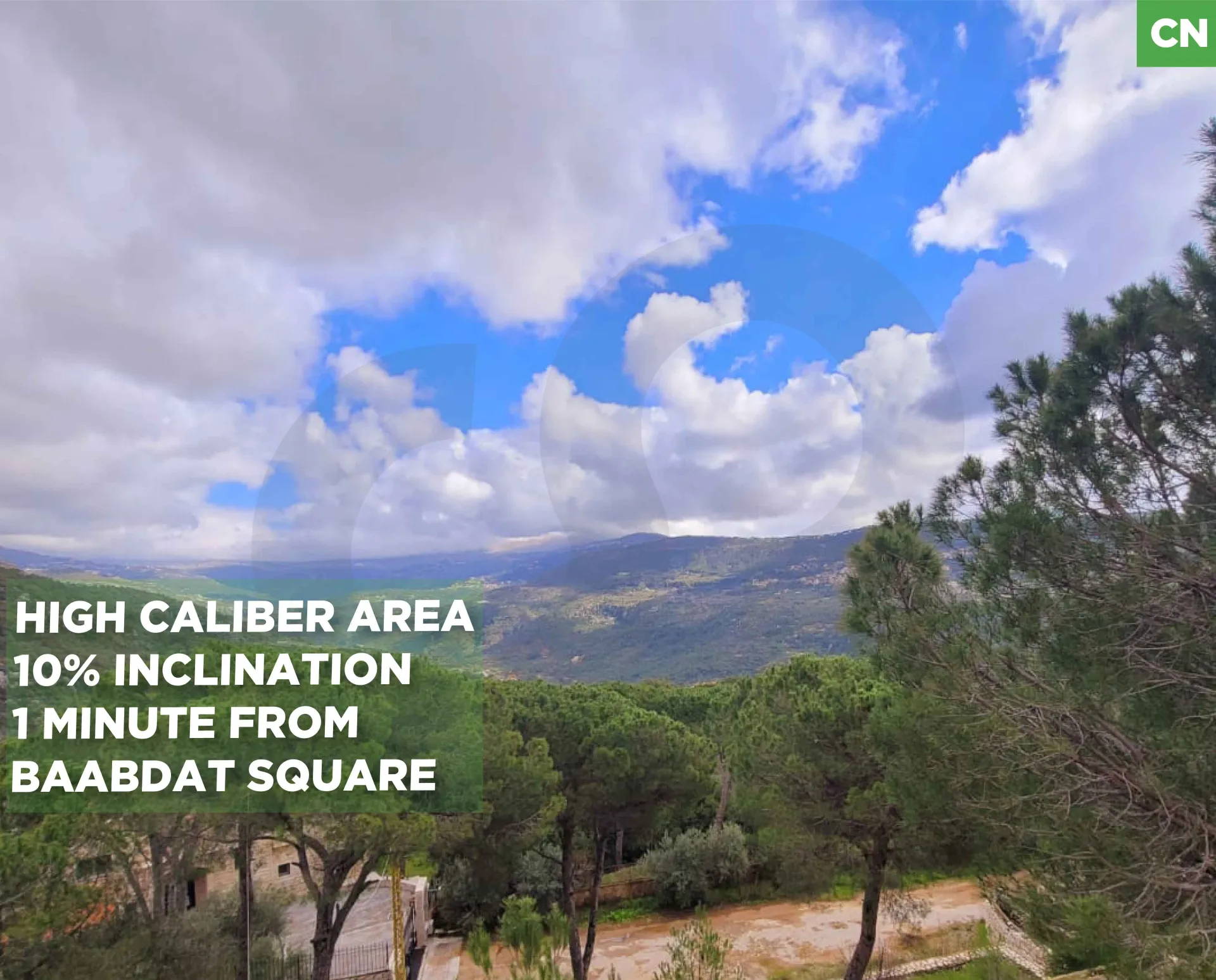 Land for Sale in Baabdat