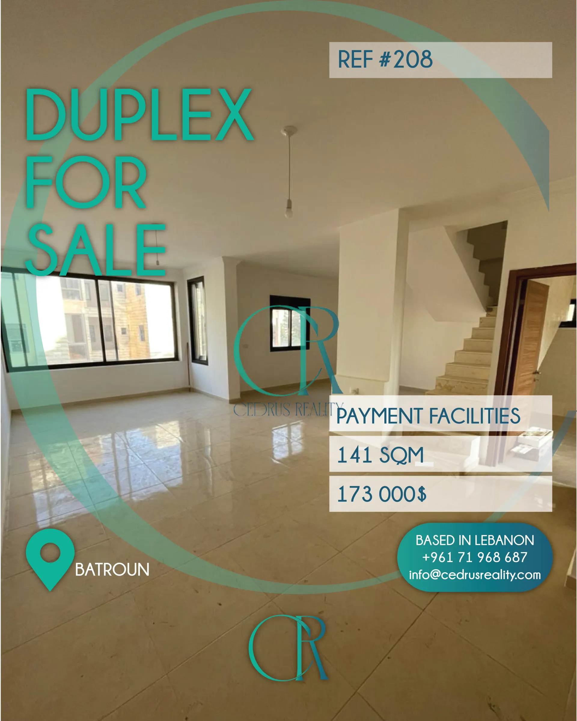 Duplex for sale in Batroun, Lebanon