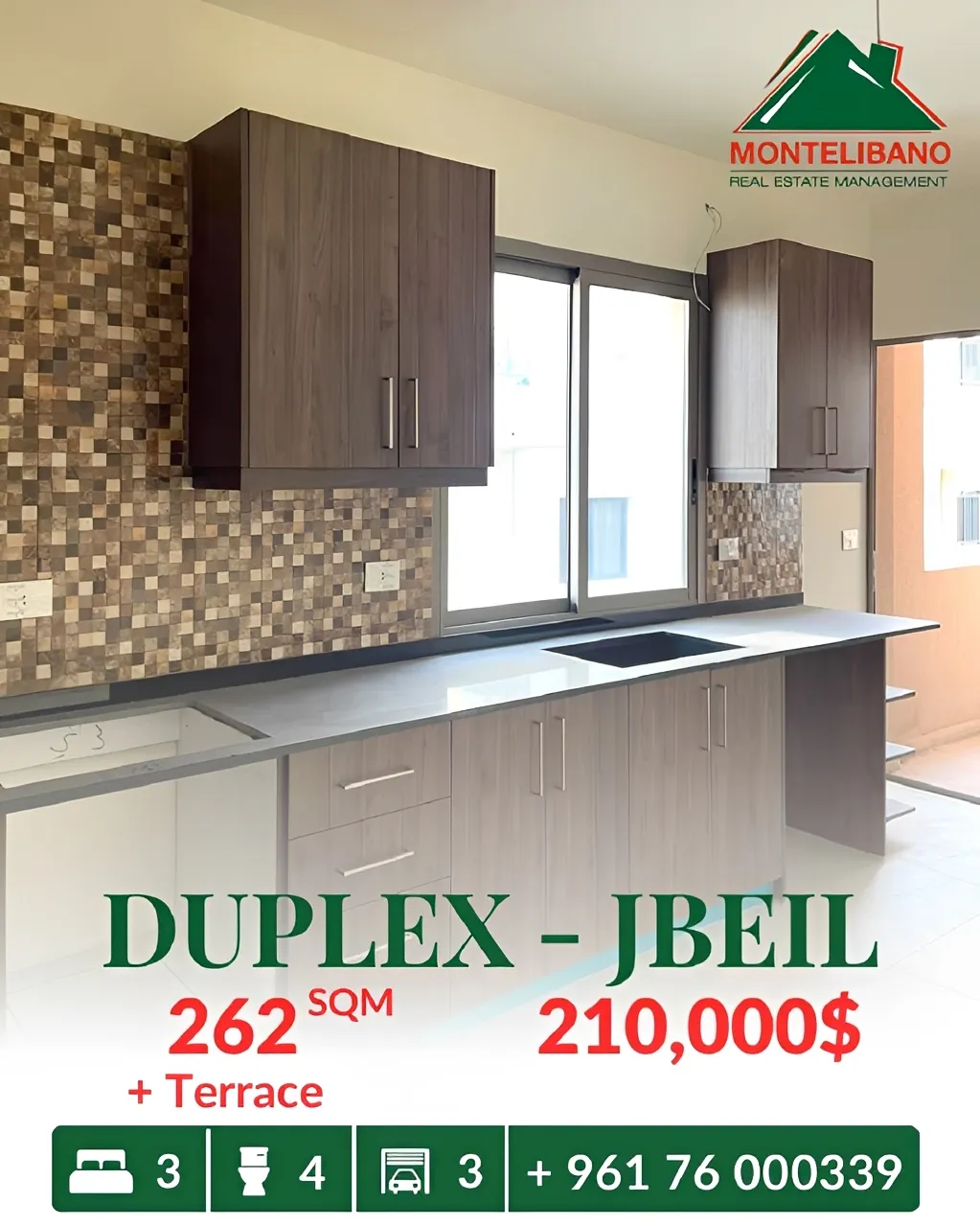 Duplex for sale in Jbeil, Lebanon