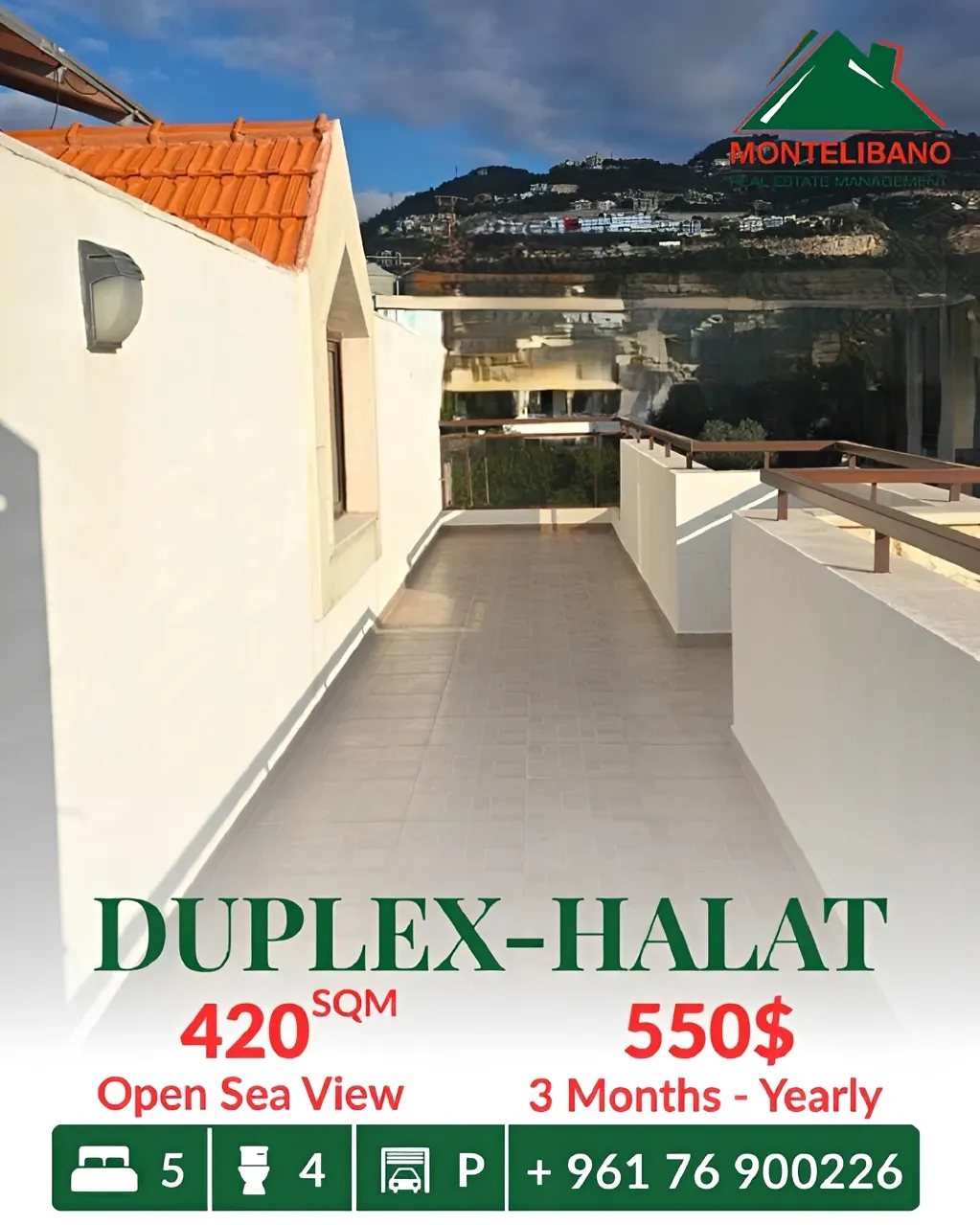 Apartment for rent in Halat