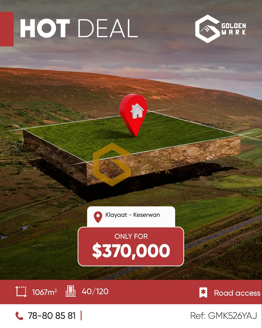 Land for Sale in Qlayaat