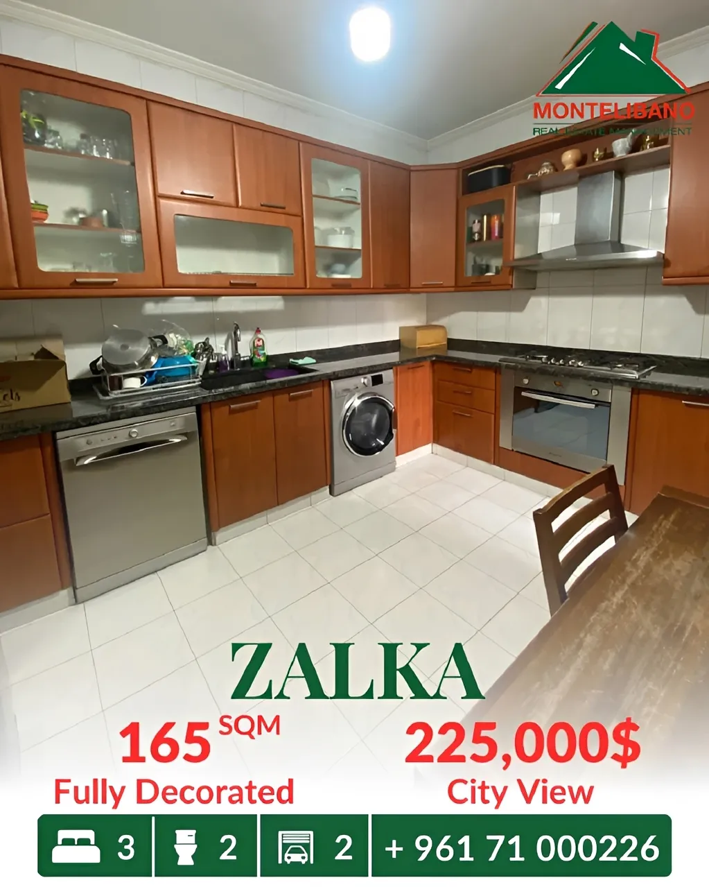 Apartment for sale in Zalqa, Lebanon