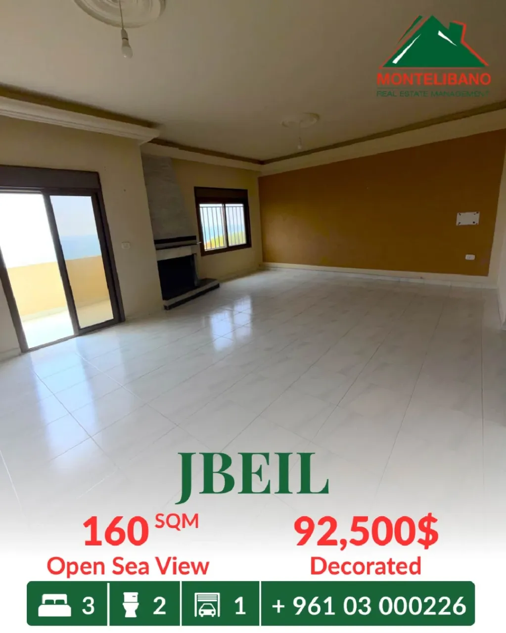 Apartment for sale in Jbeil, Lebanon