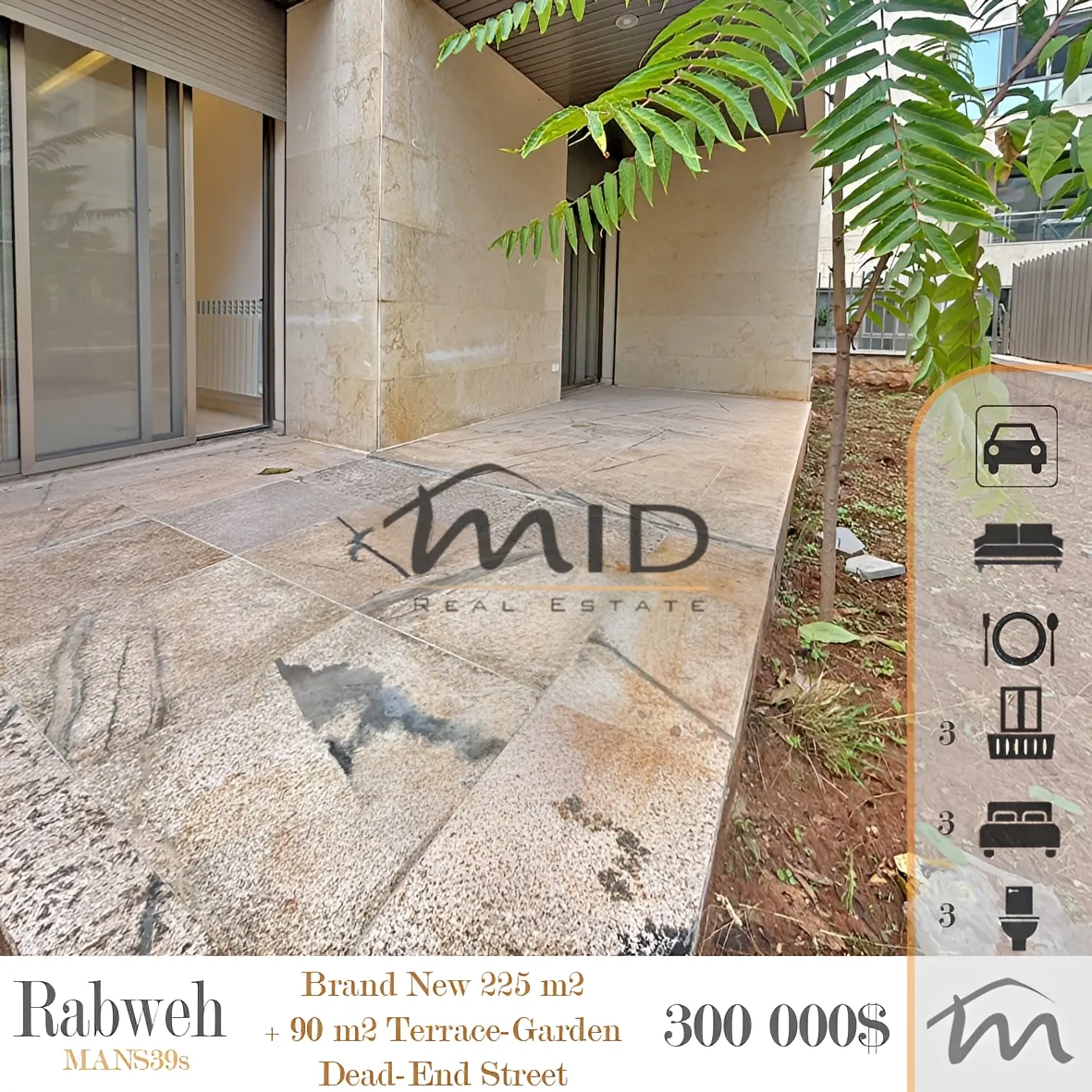 Apartment for sale in Rabweh