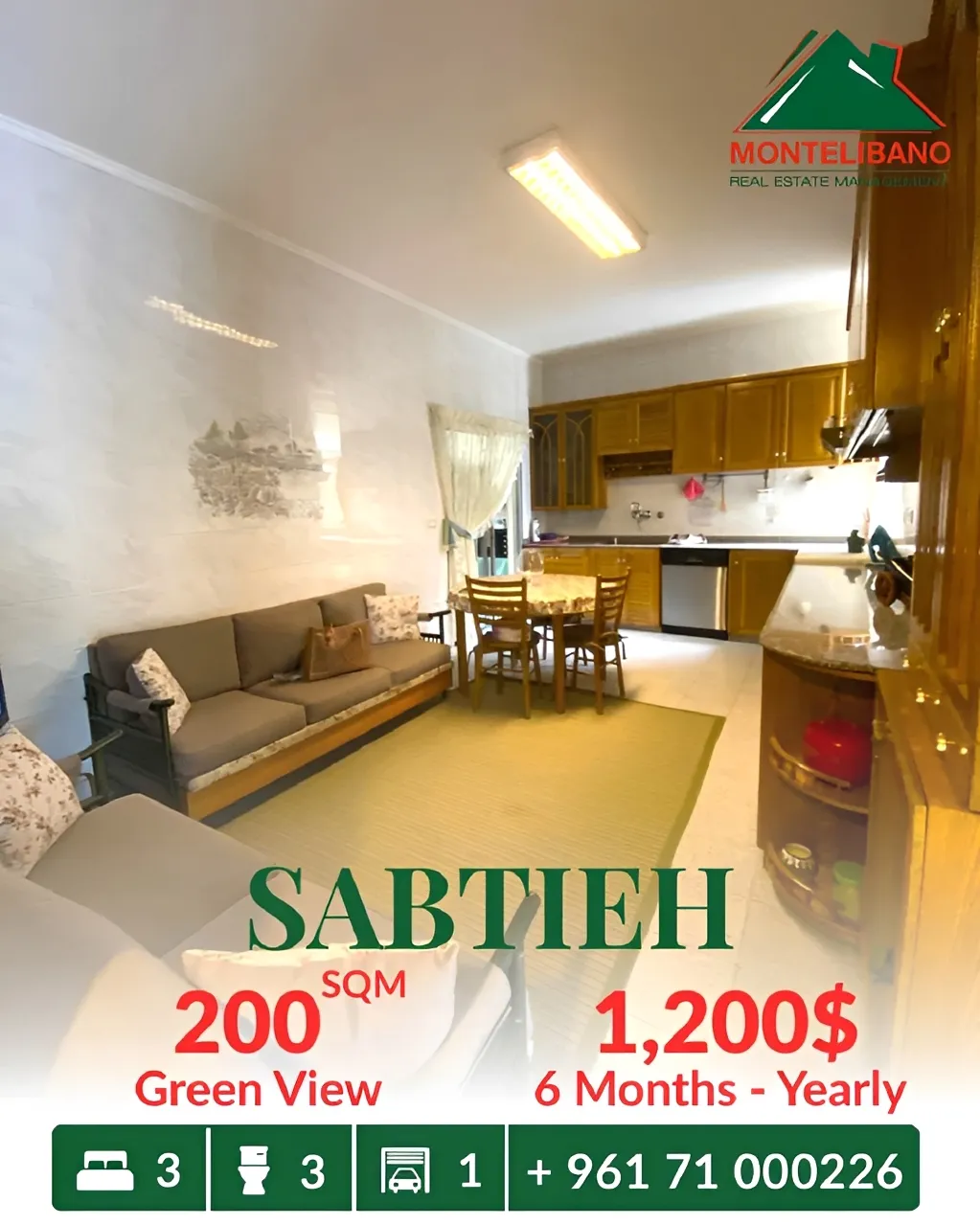 Apartment for rent in Rue 4, Lebanon