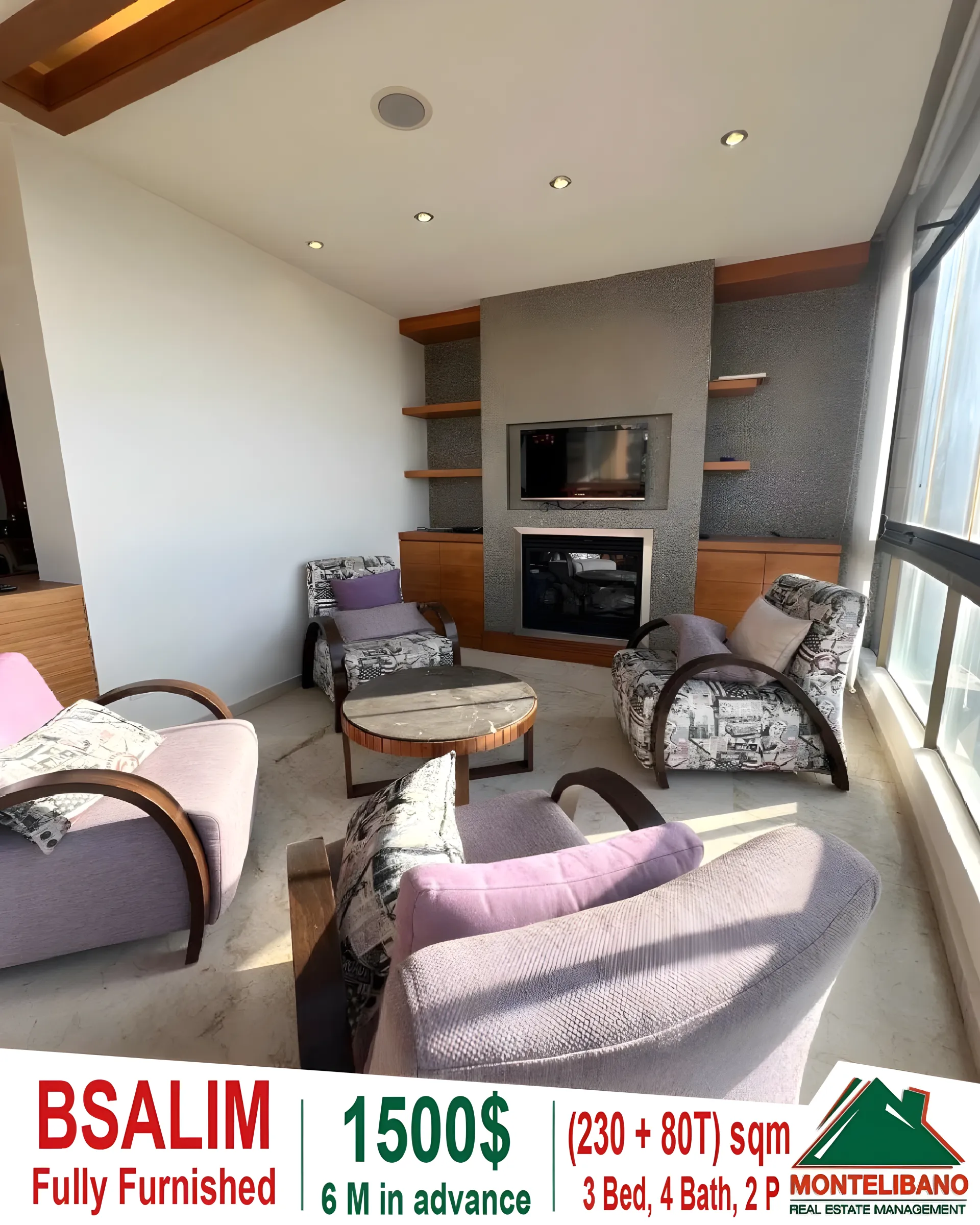Apartment for rent in Bsalim, Lebanon