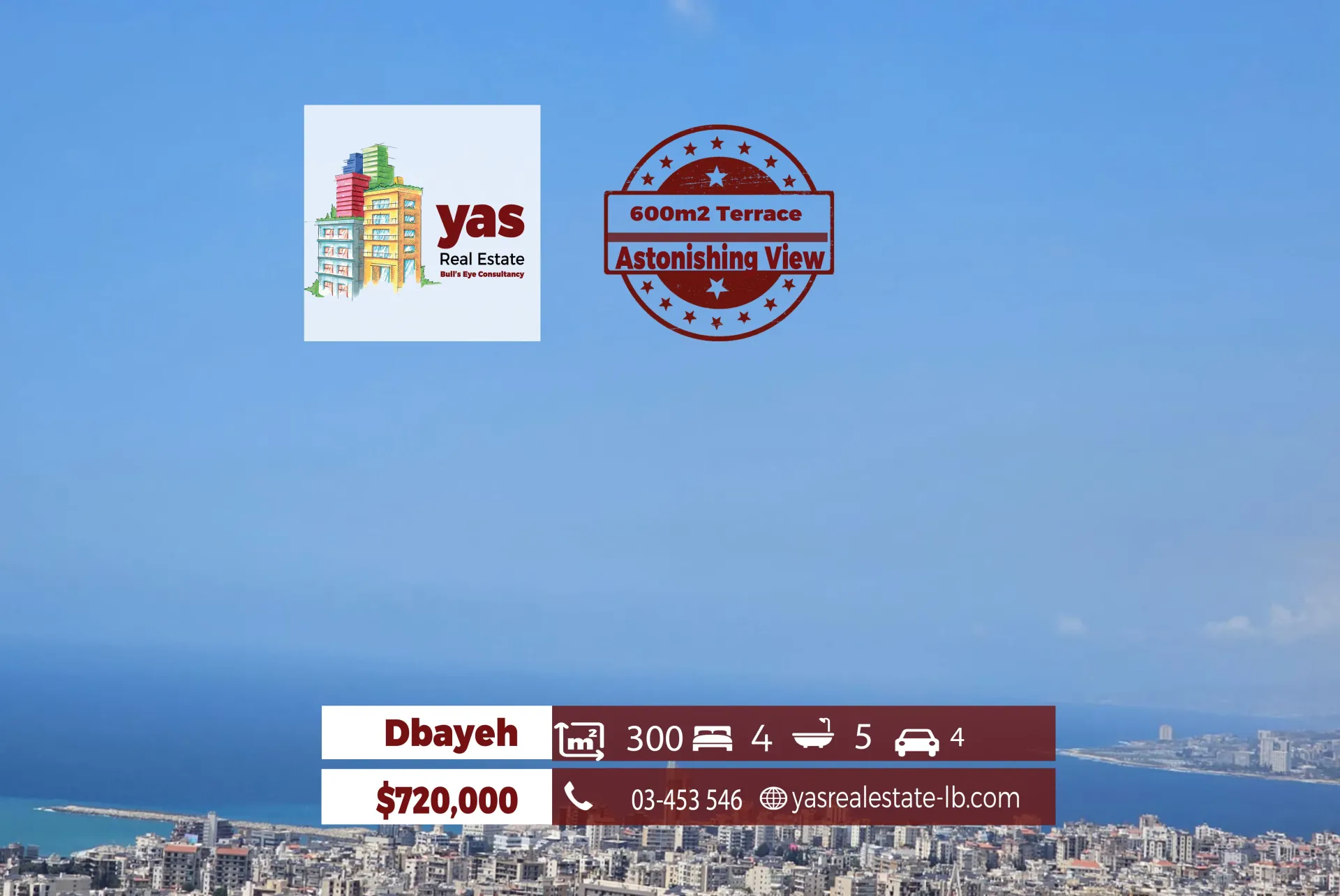Apartment for Sale in Dbayeh