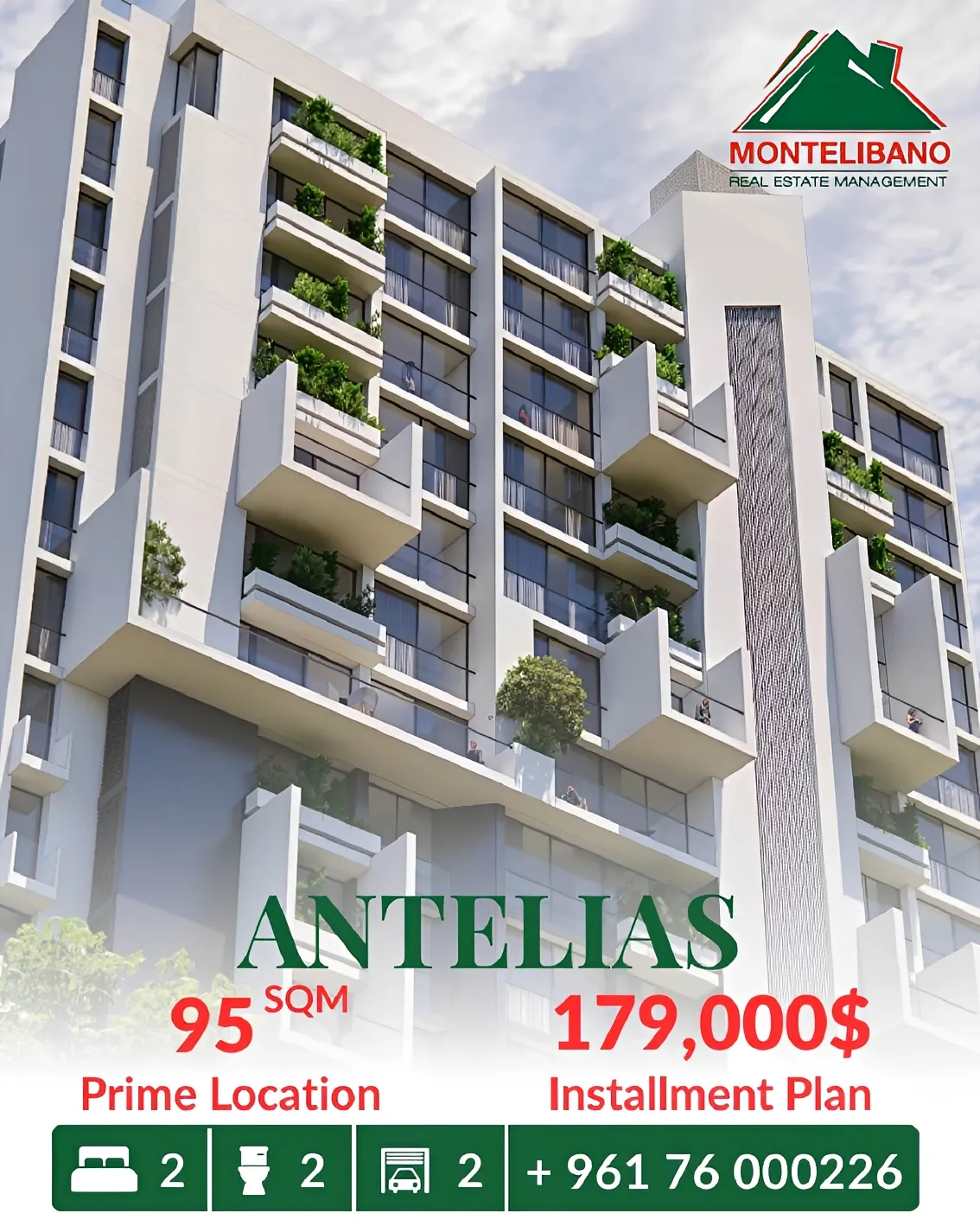Apartment for sale in Antelias