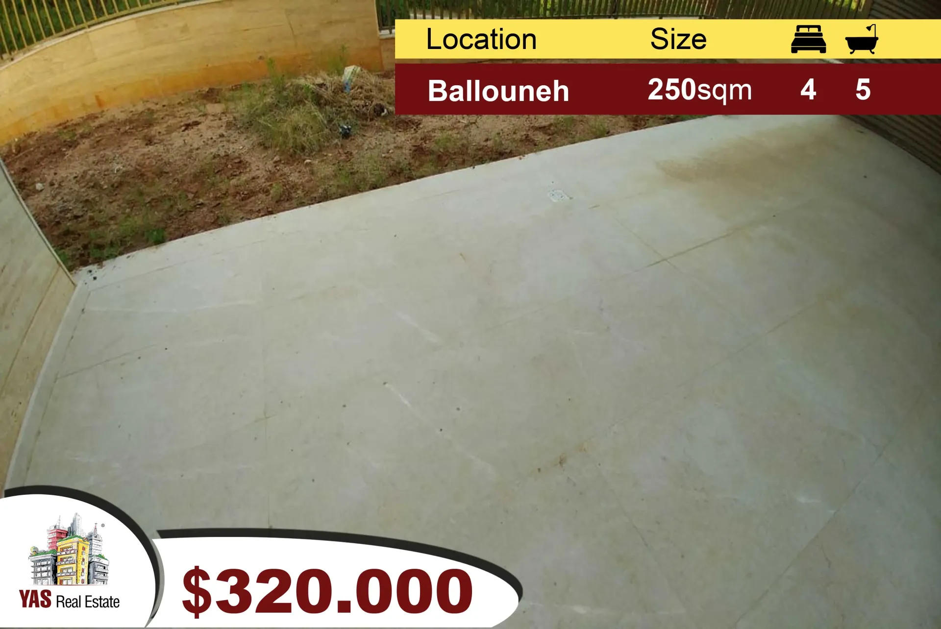 Apartment for Sale in Ballouneh