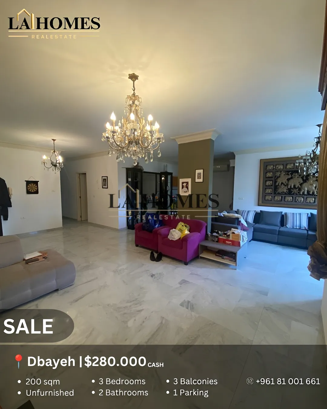 Apartment for sale in Dbayeh
