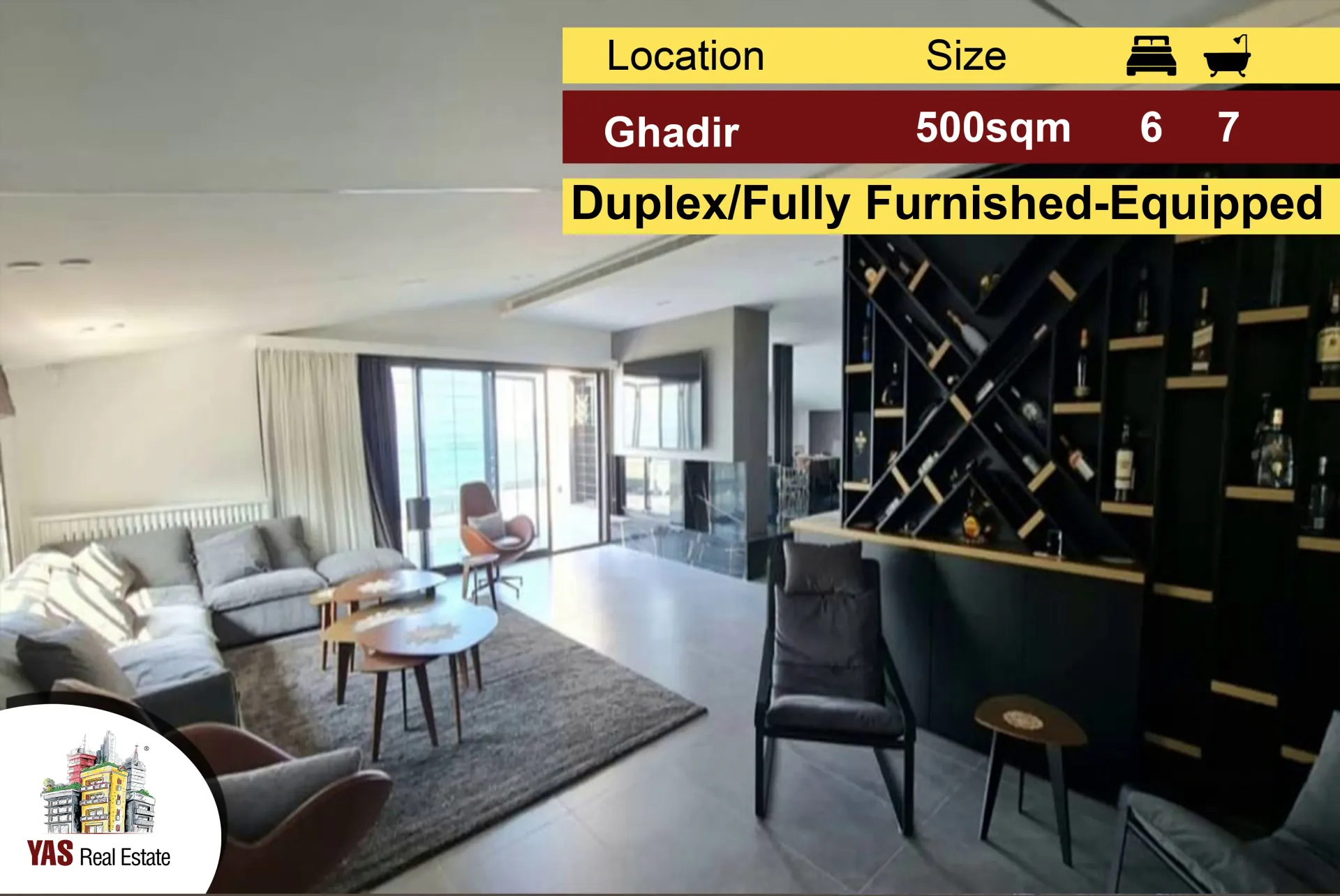 Apartment for Sale in Ghadir - 6 bed, 7 bath