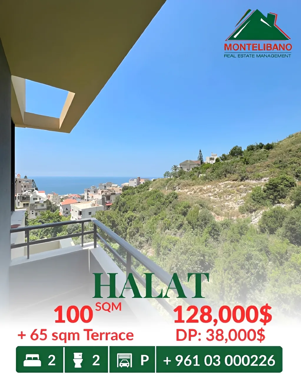 Apartment for sale in Halat, Lebanon