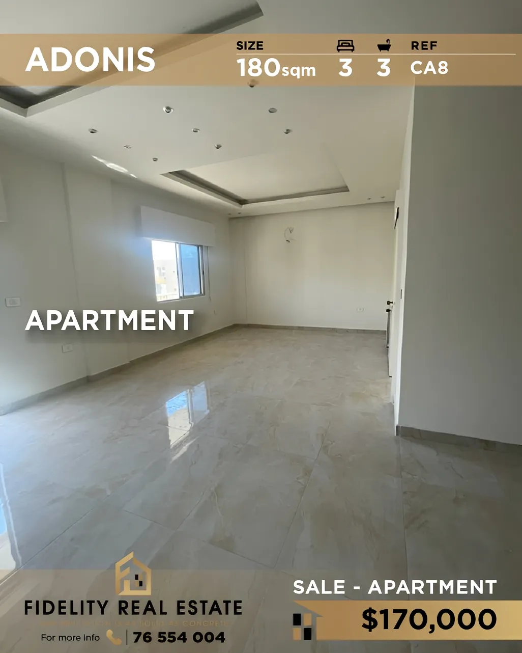 Apartment for sale in Adonis, Lebanon - 3 bed, 3 bath