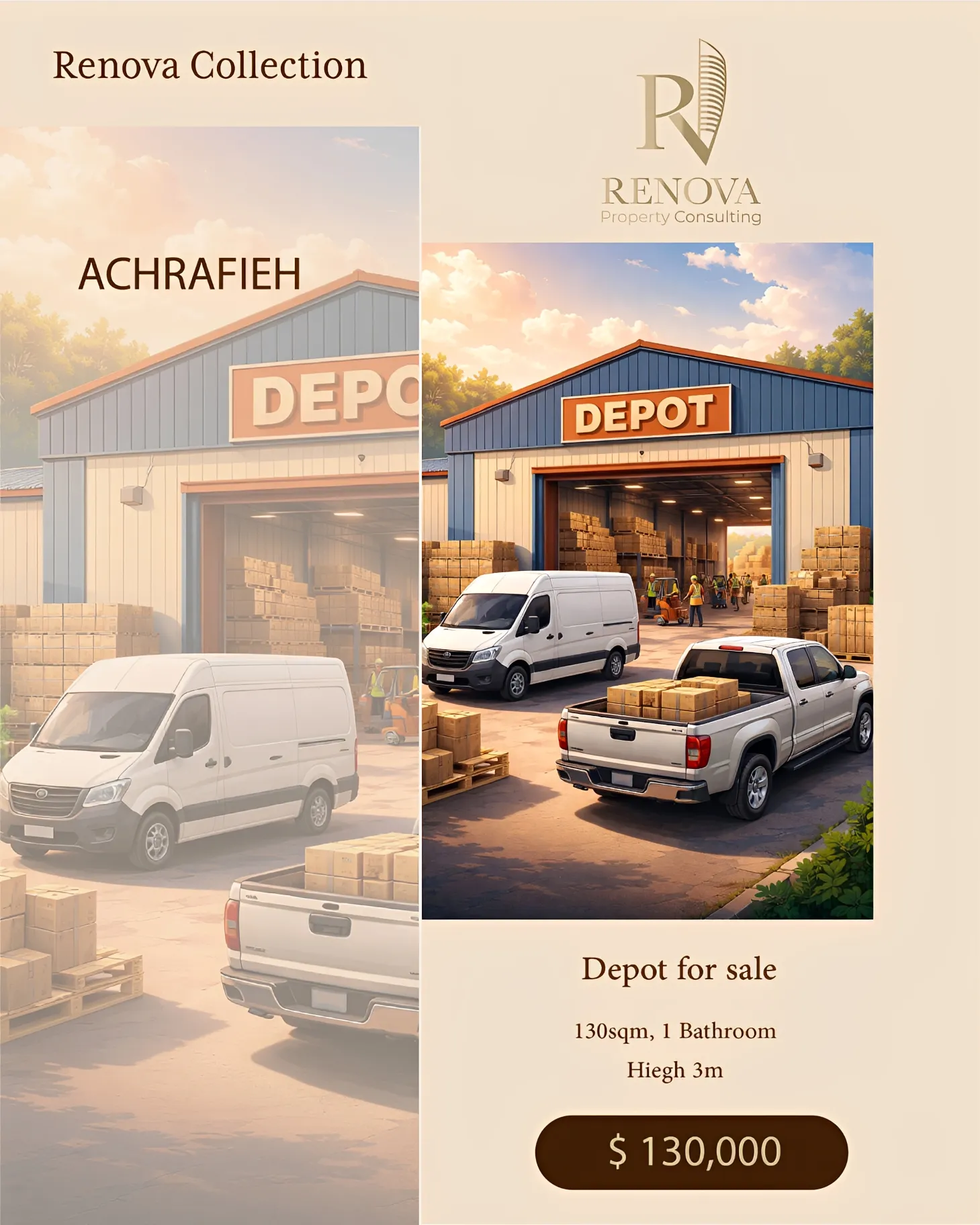 Warehouse for sale in Achrafieh, Beirut, Lebanon