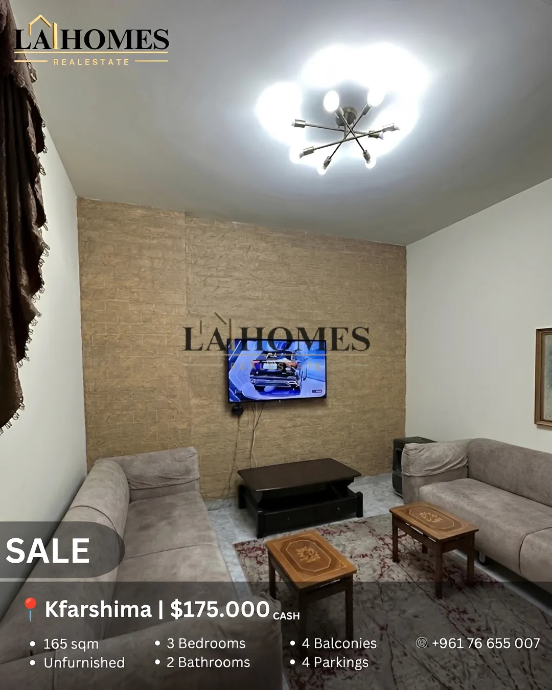 Apartment for sale in Kfarshima