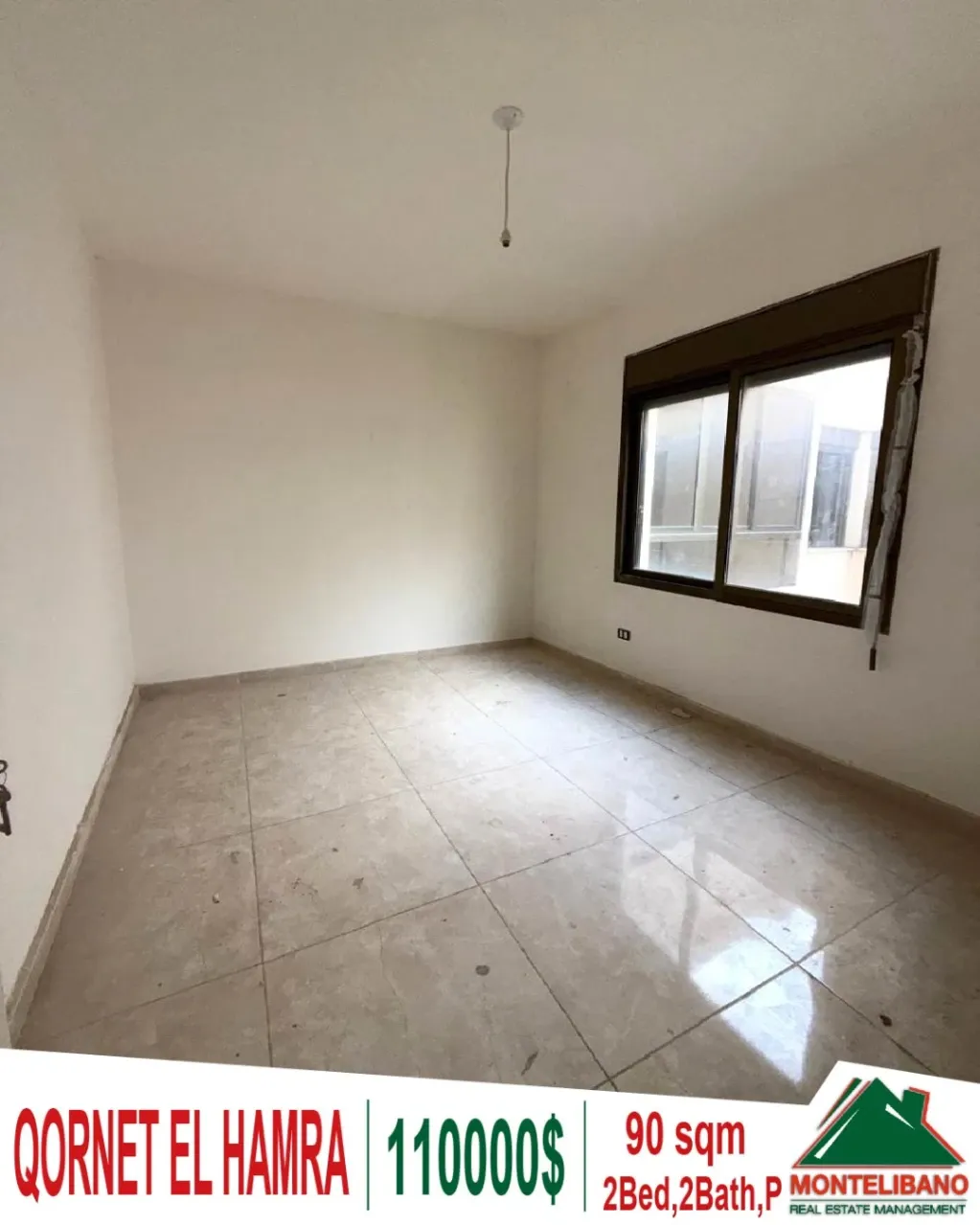 Apartment for sale in Qornet El Hamra, Lebanon - 2 bed, 2 bath