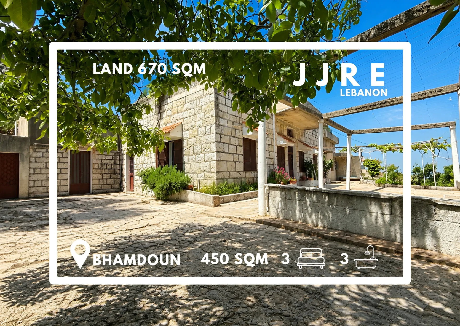 House for sale in Bhamdoun, lebanon