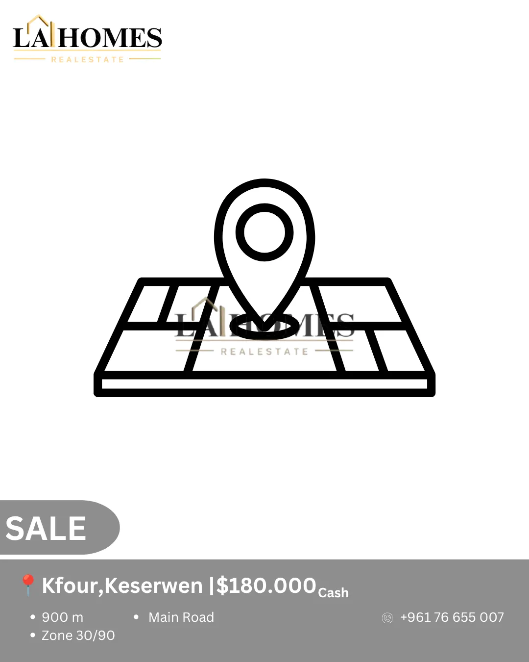 Land for sale in Kfour, lebanon