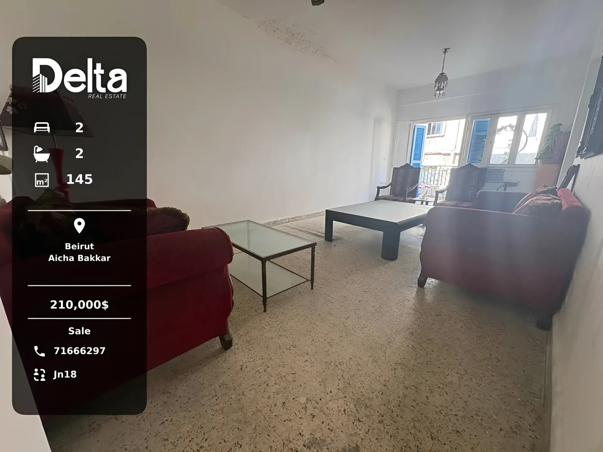 Apartment for sale in Aicha bakkar - 2 bed, 2.0 bath