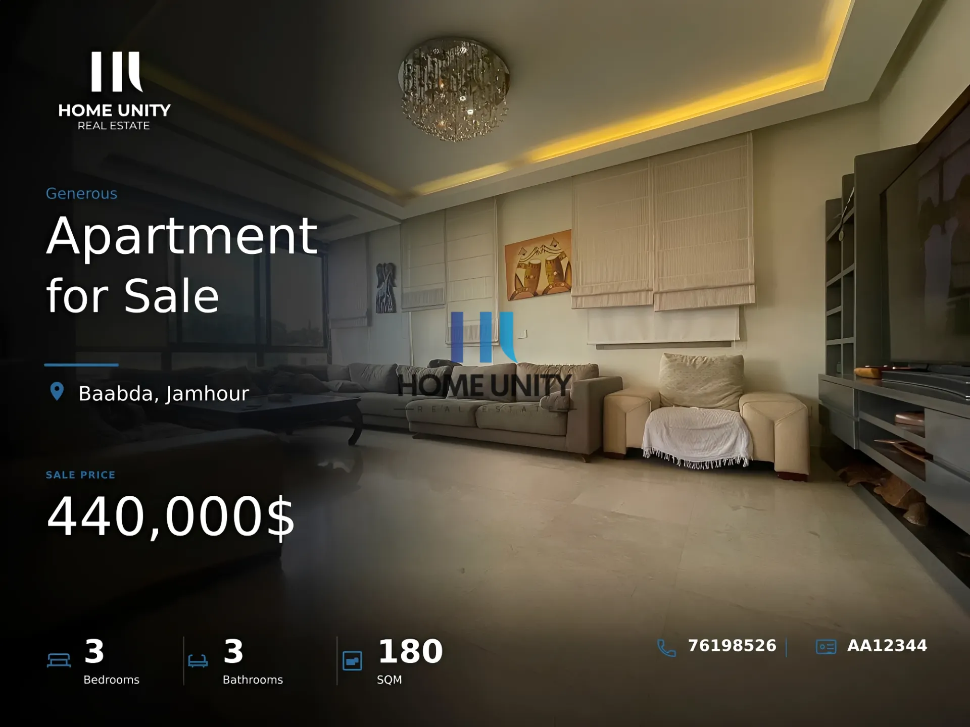 Apartment for Sale in Jamhour