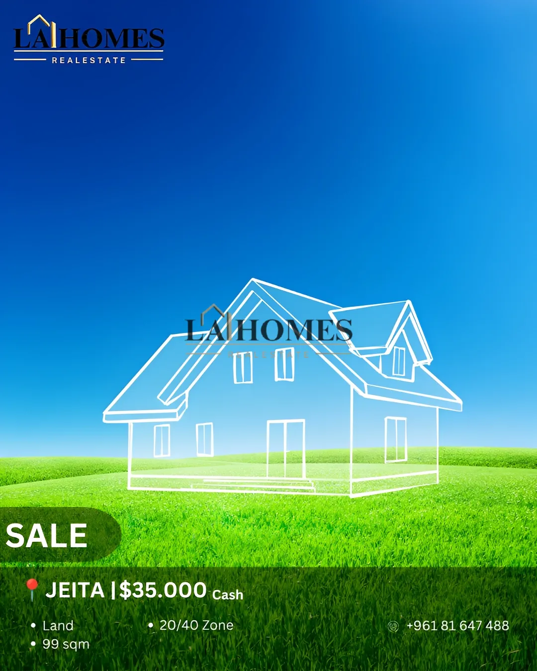 Land for sale in Jeita, lebanon