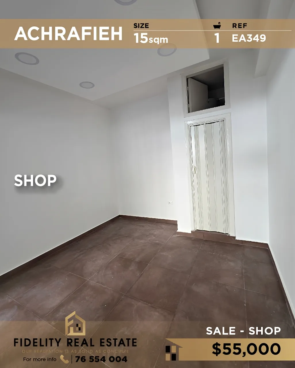 Shop for sale in Achrafieh, Beirut, Lebanon