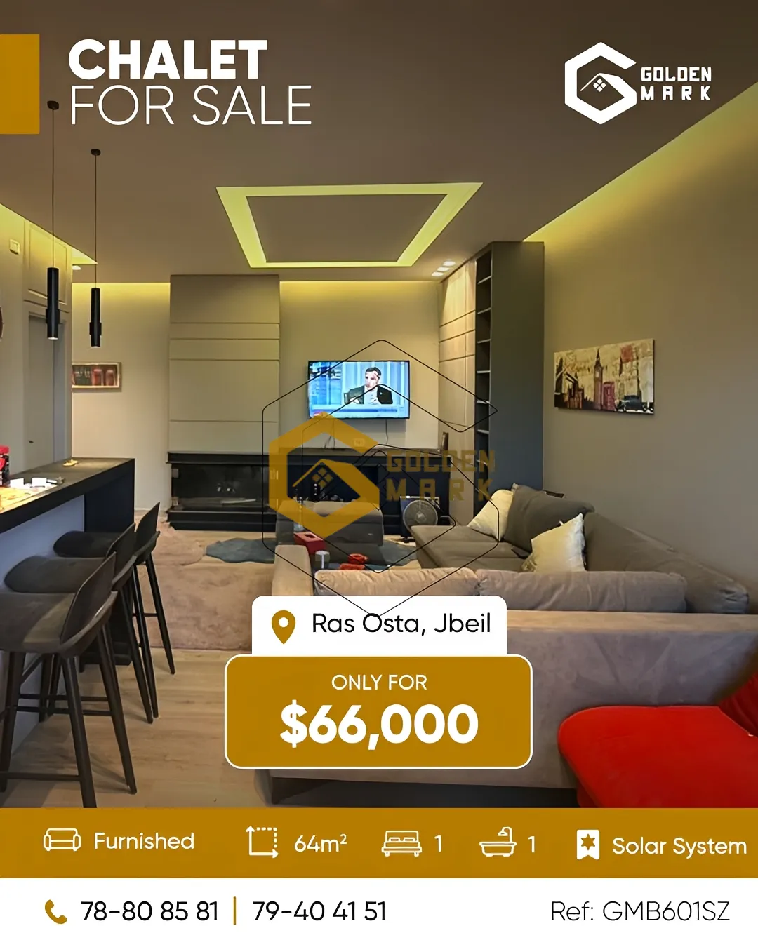 Chalet for Sale in Ras Osta