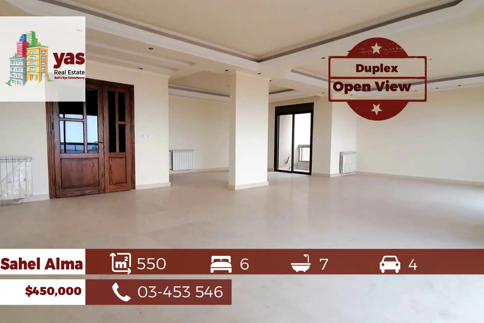 Apartment for Sale in Sahel Alma