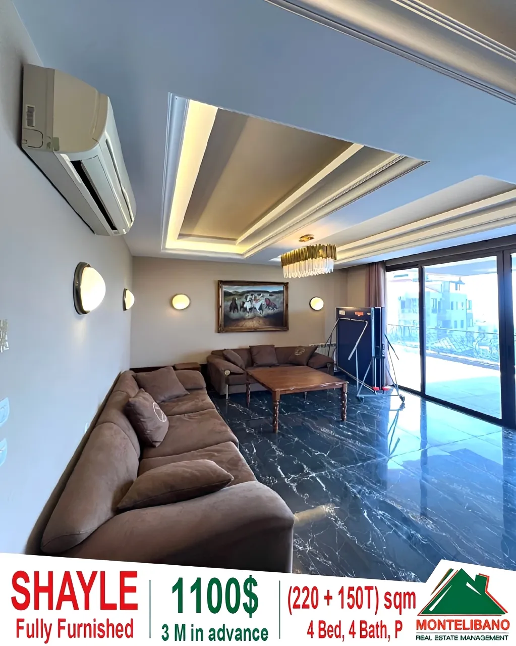 Apartment for rent in Sehayleh, Lebanon - 4 bed, 4 bath